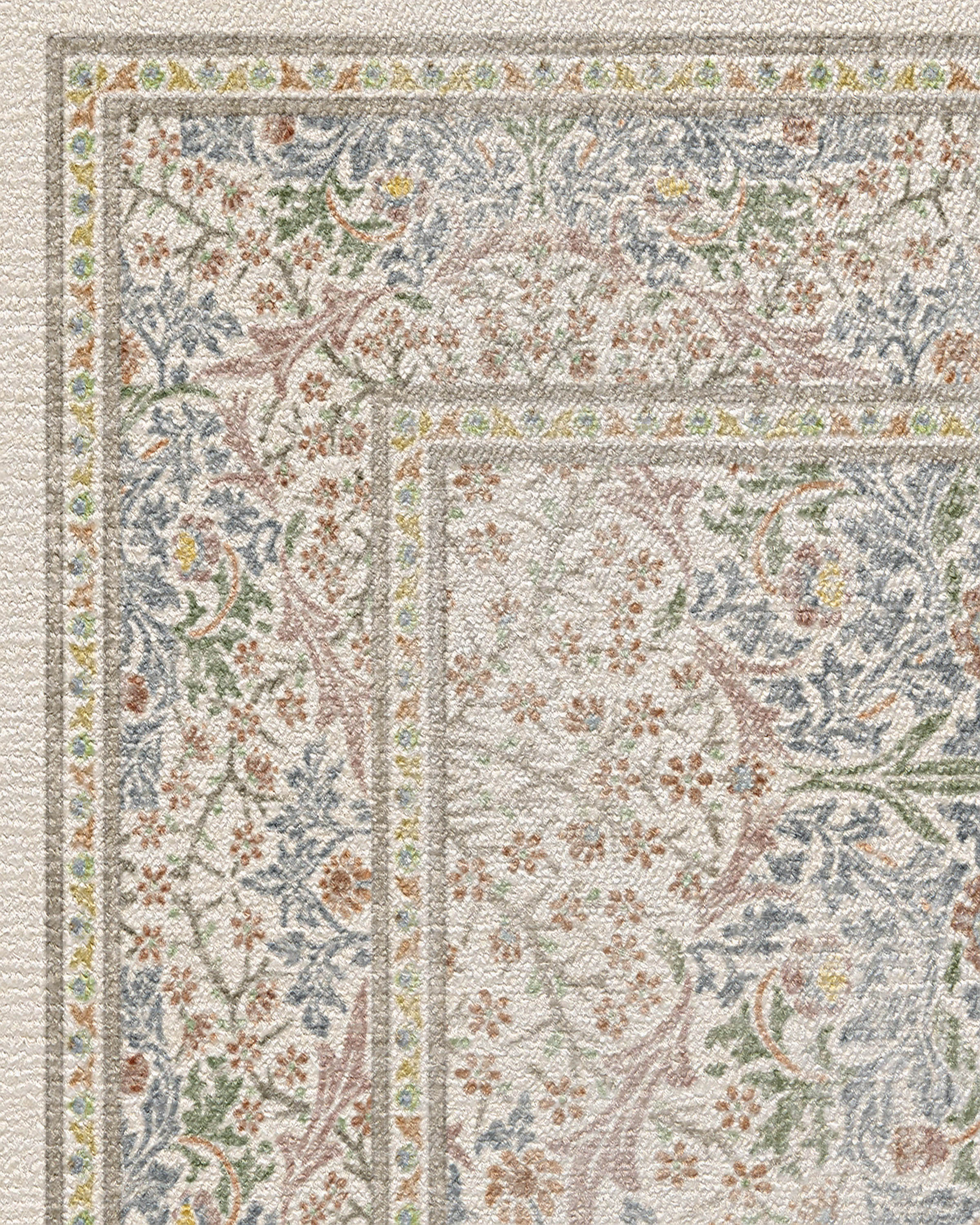 Blackthorn Ivory Rug by Morris & Co.
