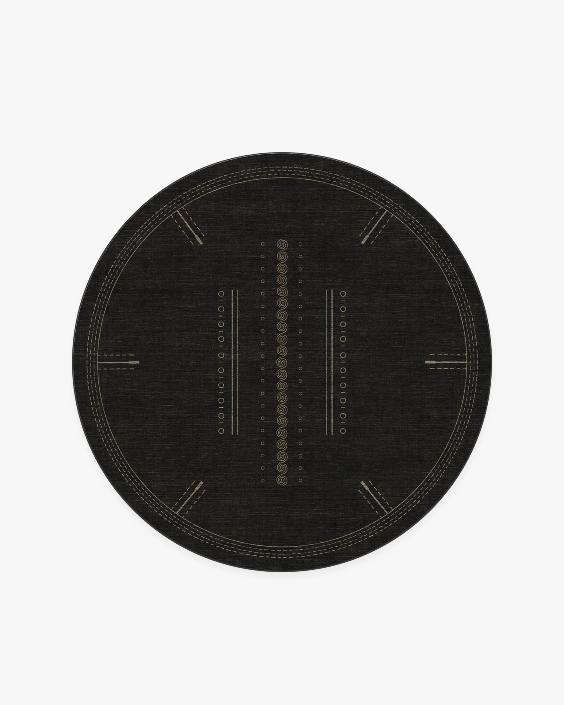 Milos Black Flatwoven Rug
