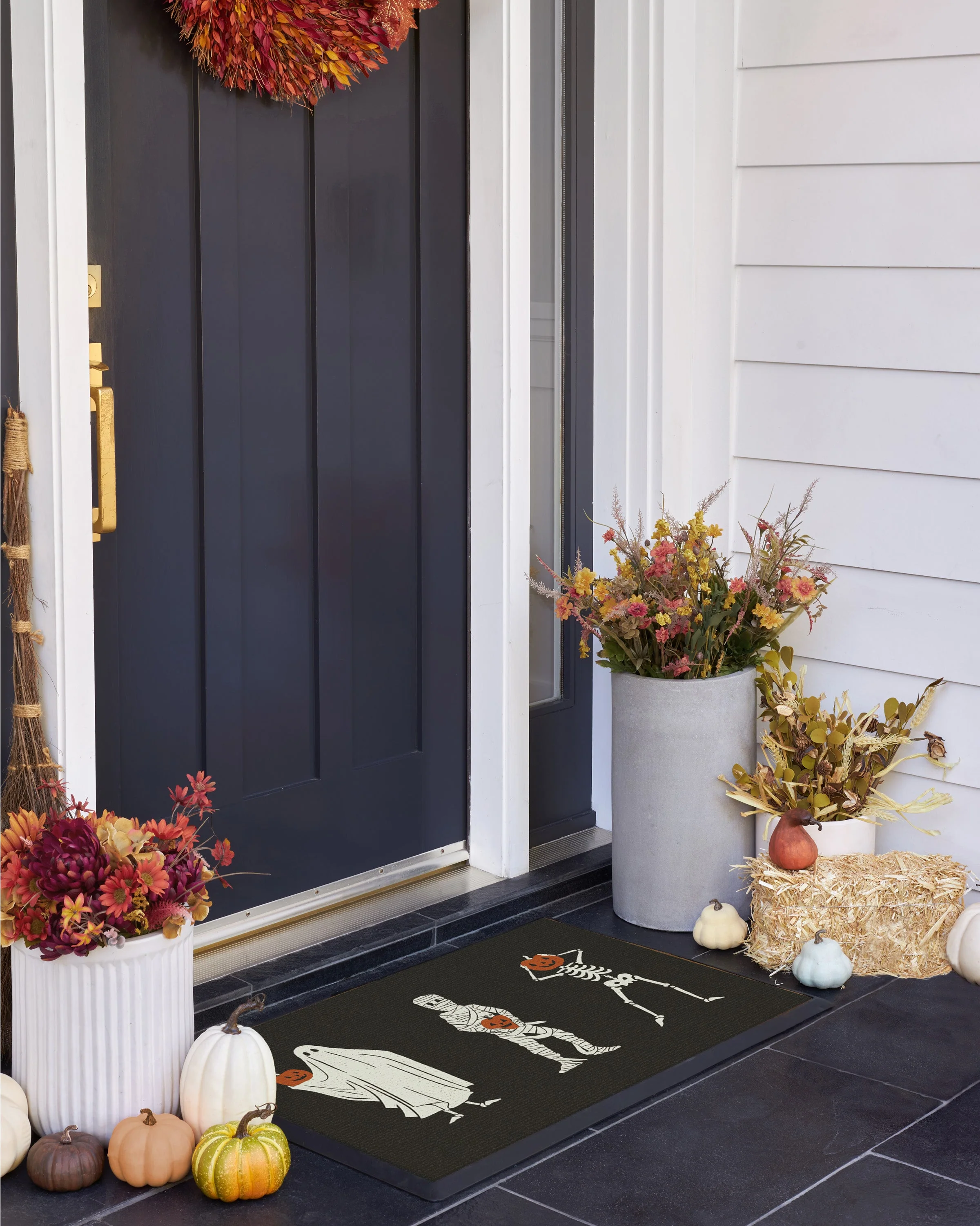 Halloween Guests Doormat