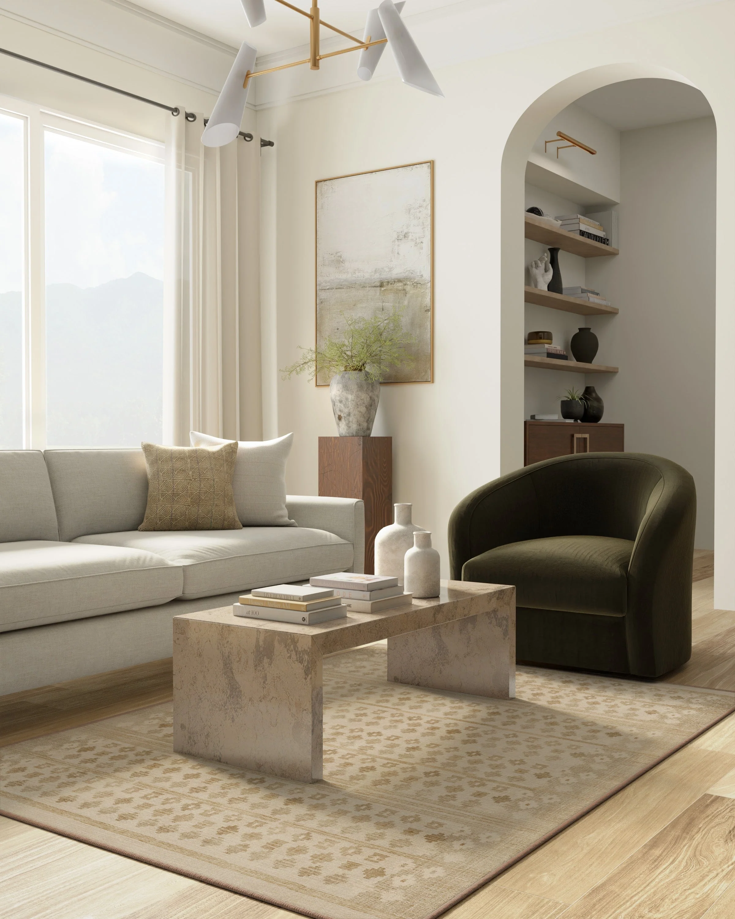 Lucia Natural Flatwoven Rug by goop