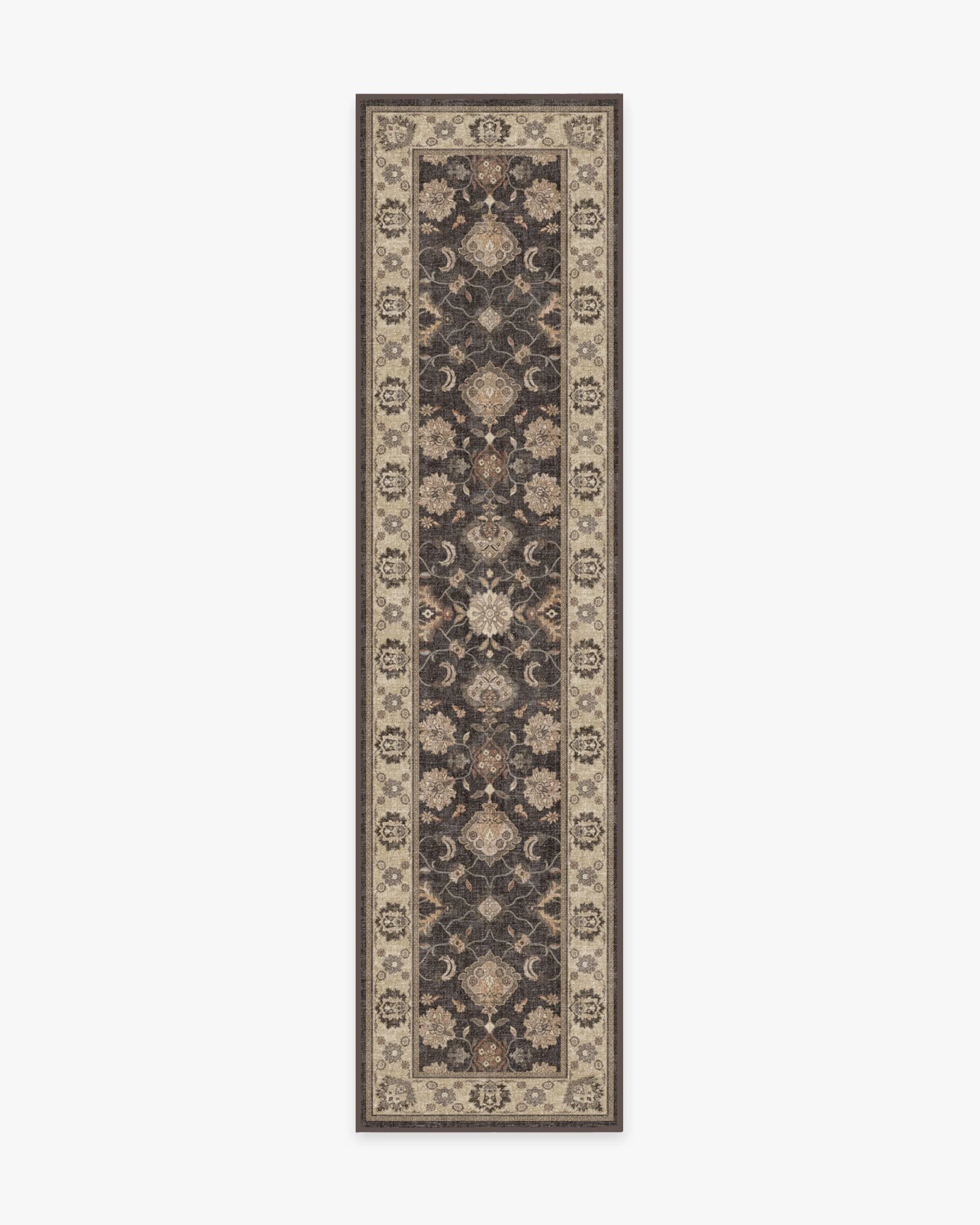 Odette Dark Wood Flatwoven Rug
