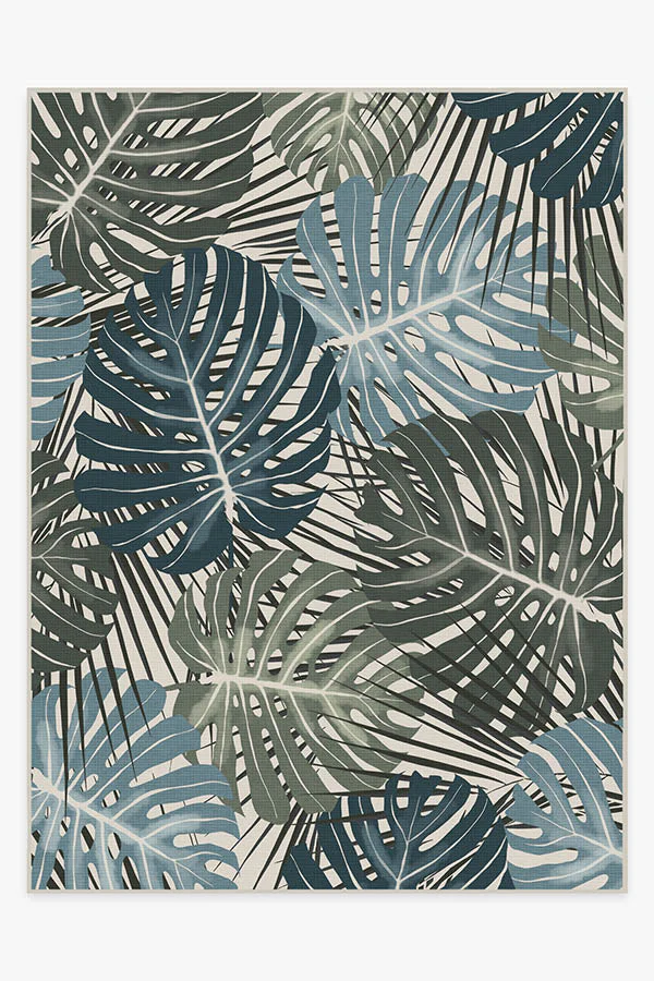 Monstera Jade Rug