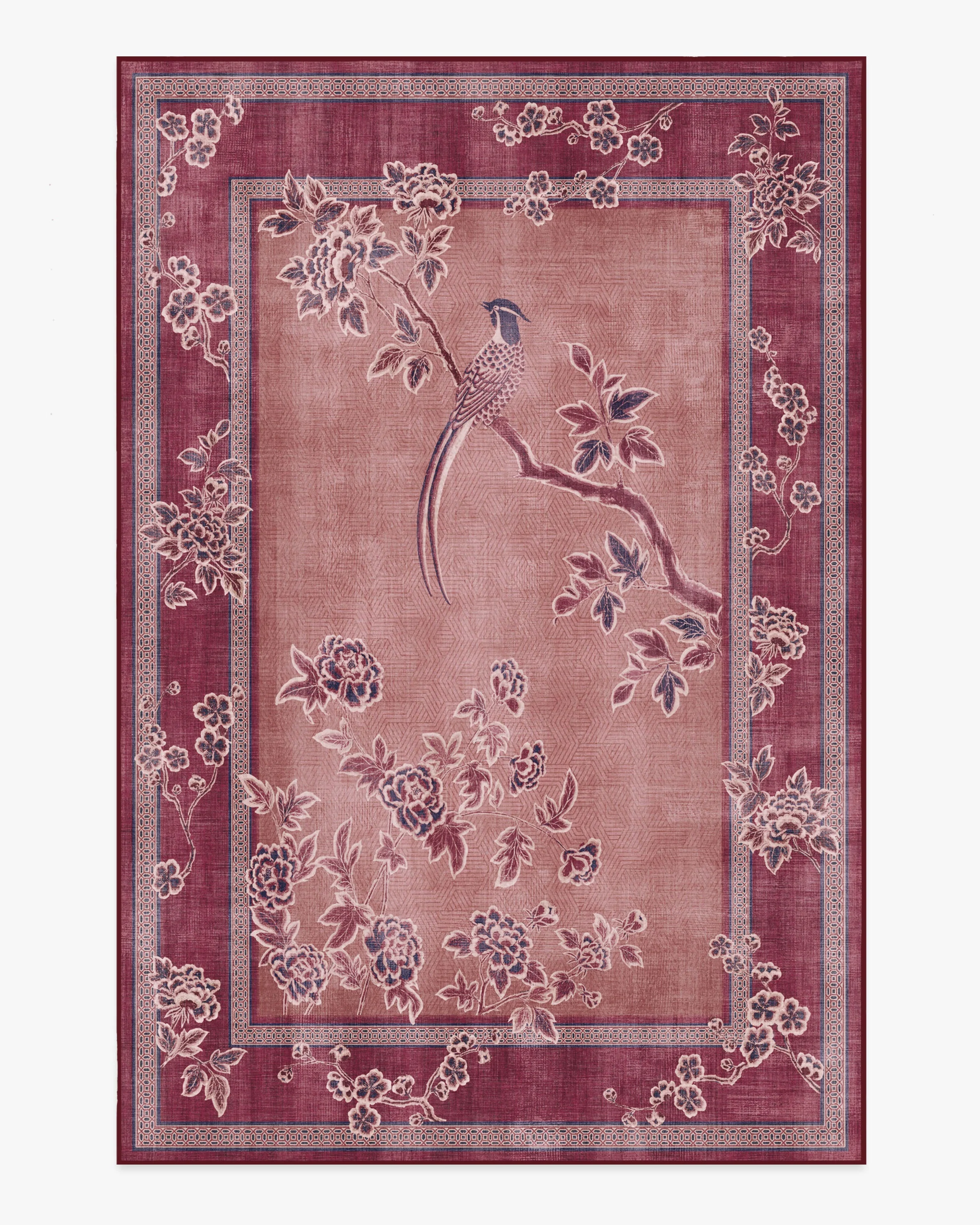 Draper Burgundy Rug by Gracie