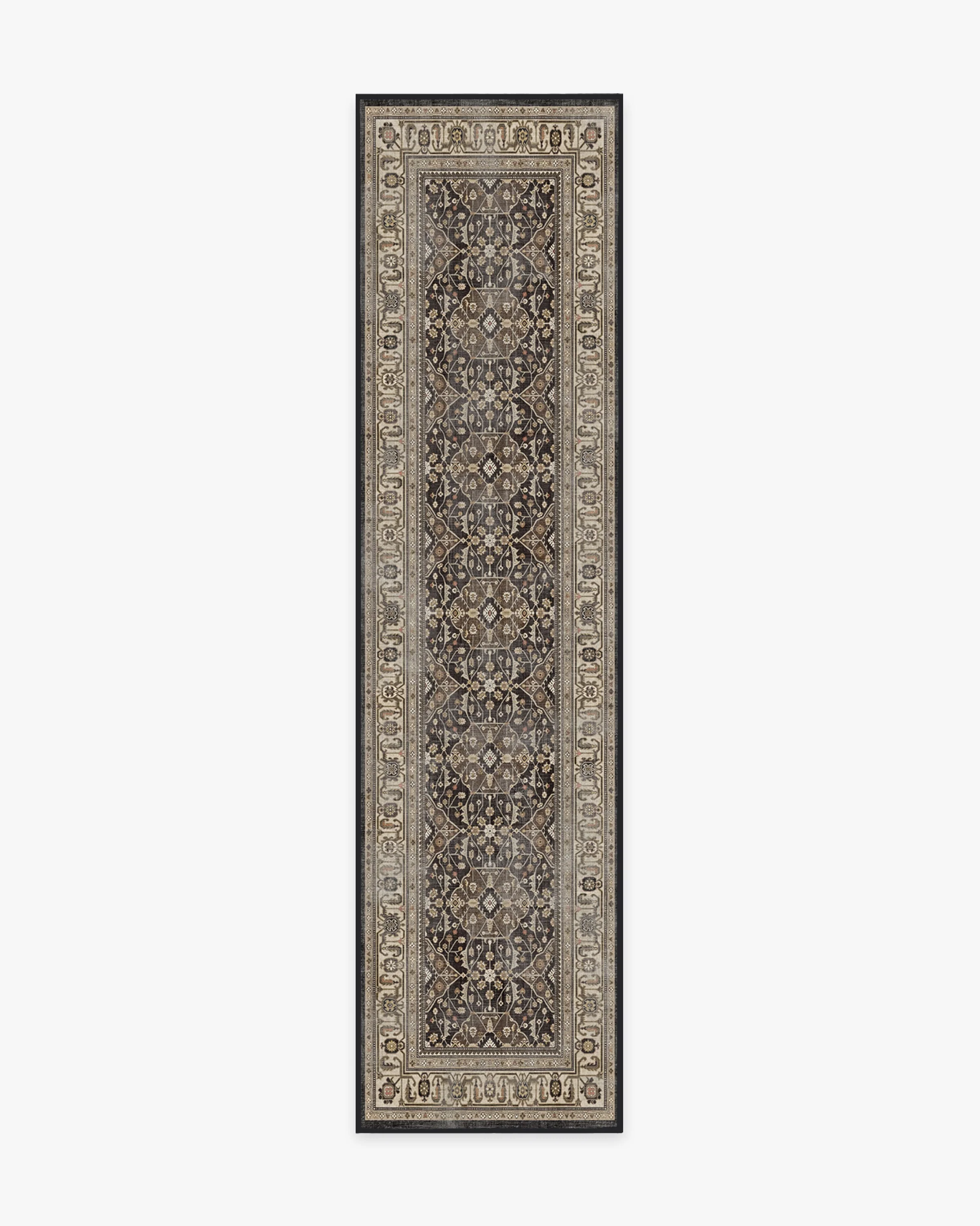 Alessia Dark Wood Flatwoven Rug