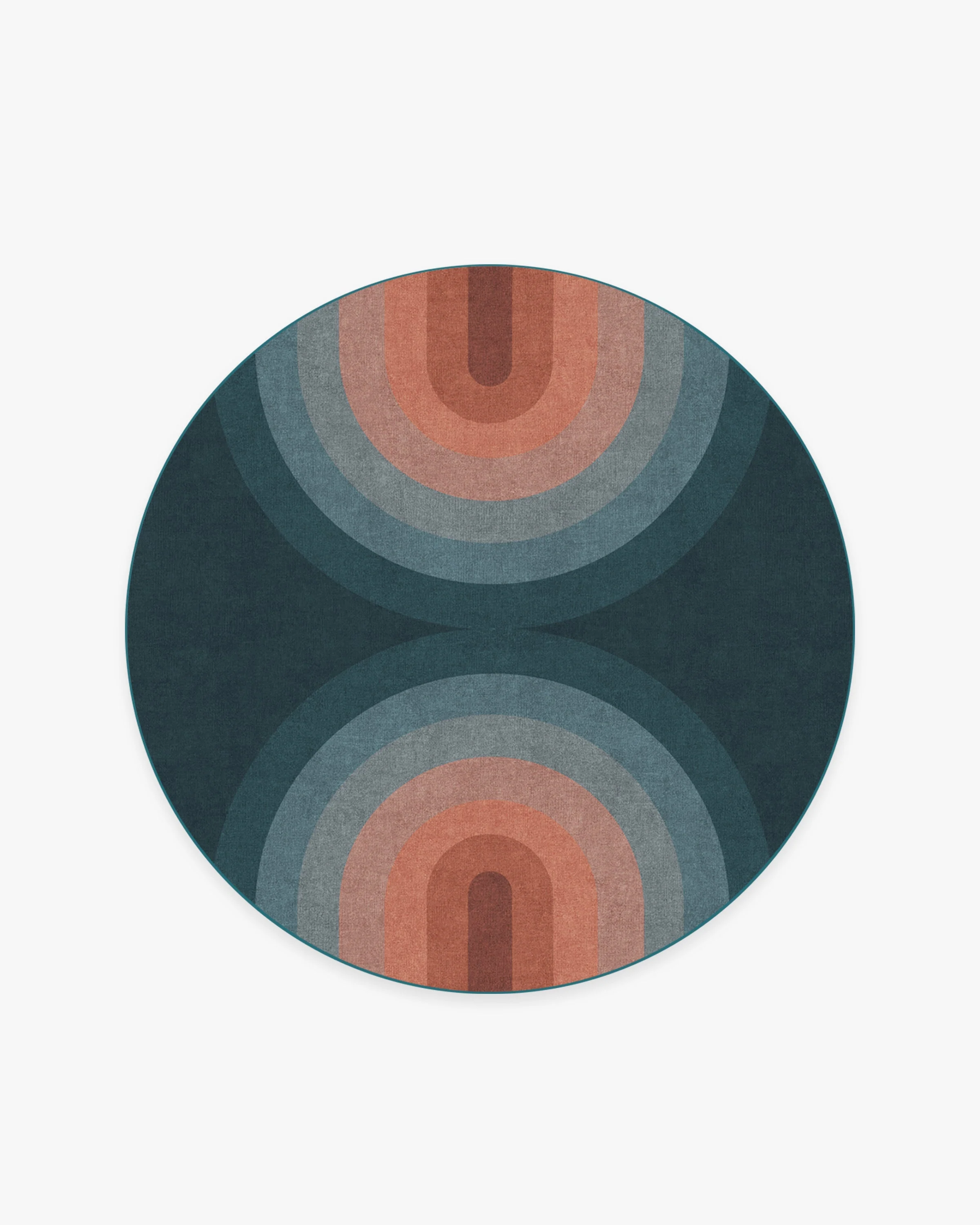 Absida Teal Flatwoven Rug