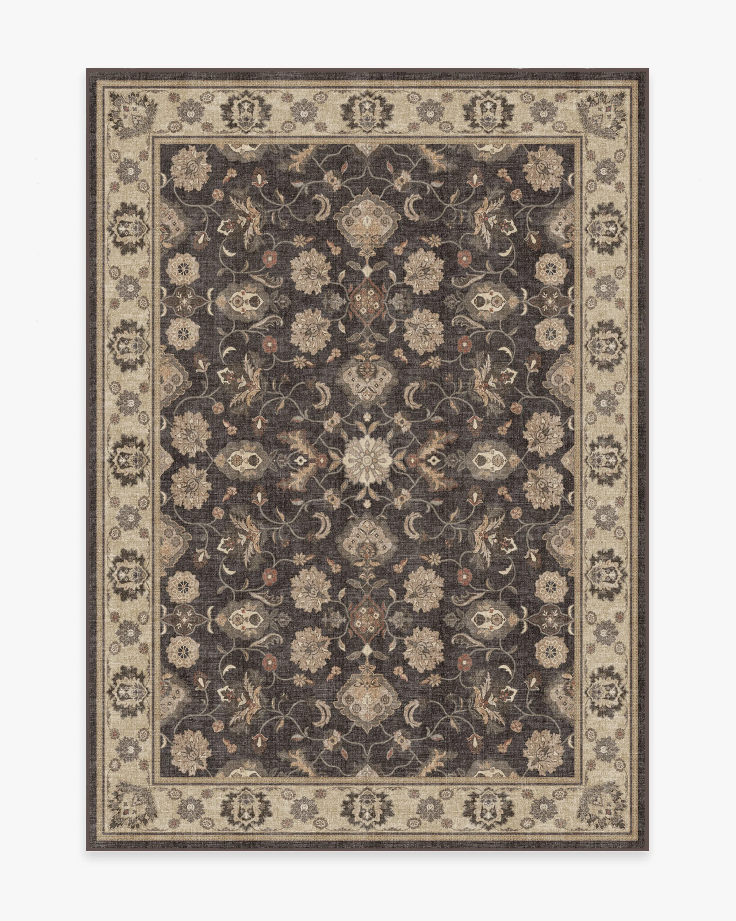 Odette Dark Wood Flatwoven Rug