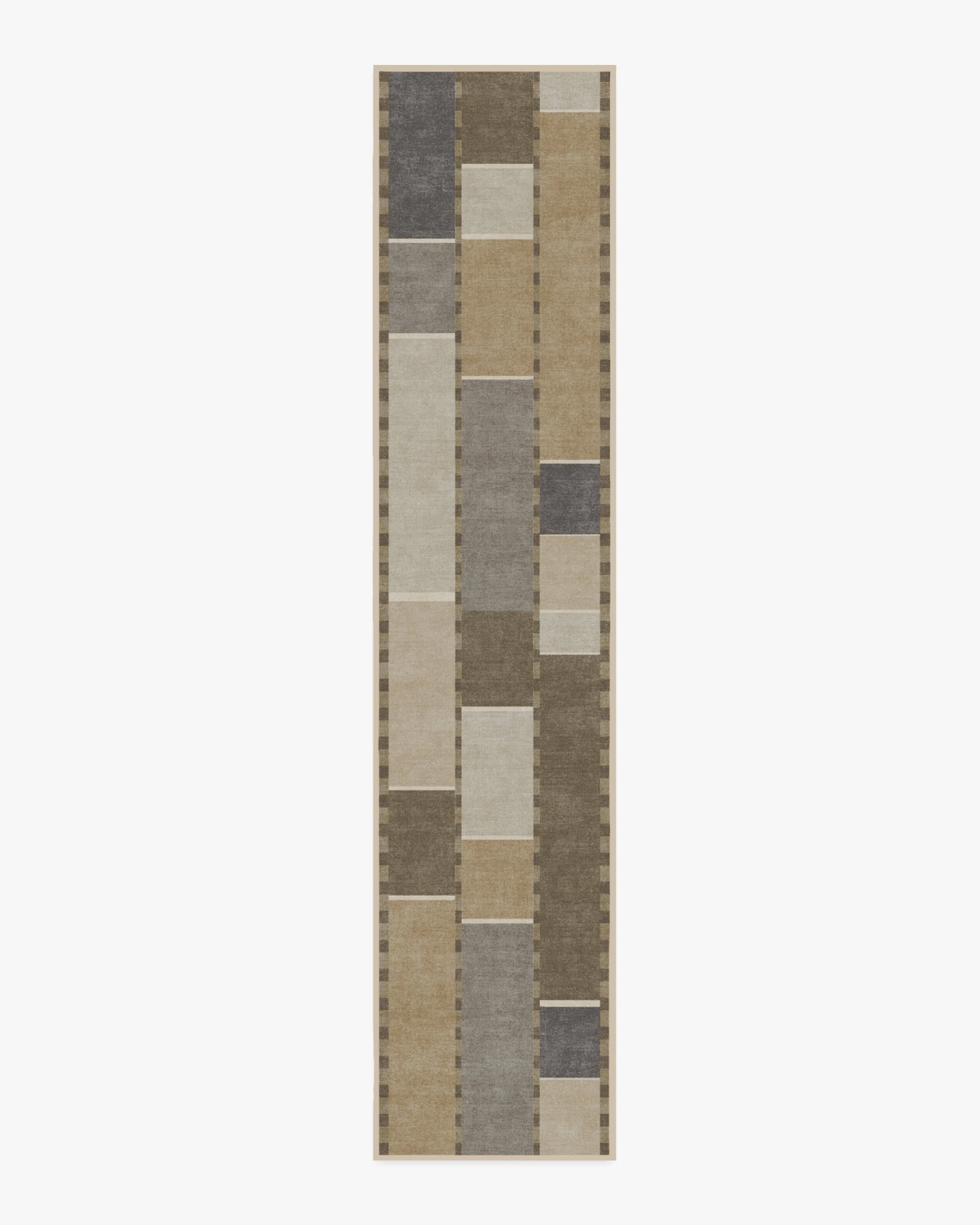 Vienna Beige & Stone Flatwoven Rug by Michael Michalsky