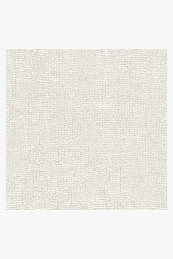 Solid Off-White Bath Mat