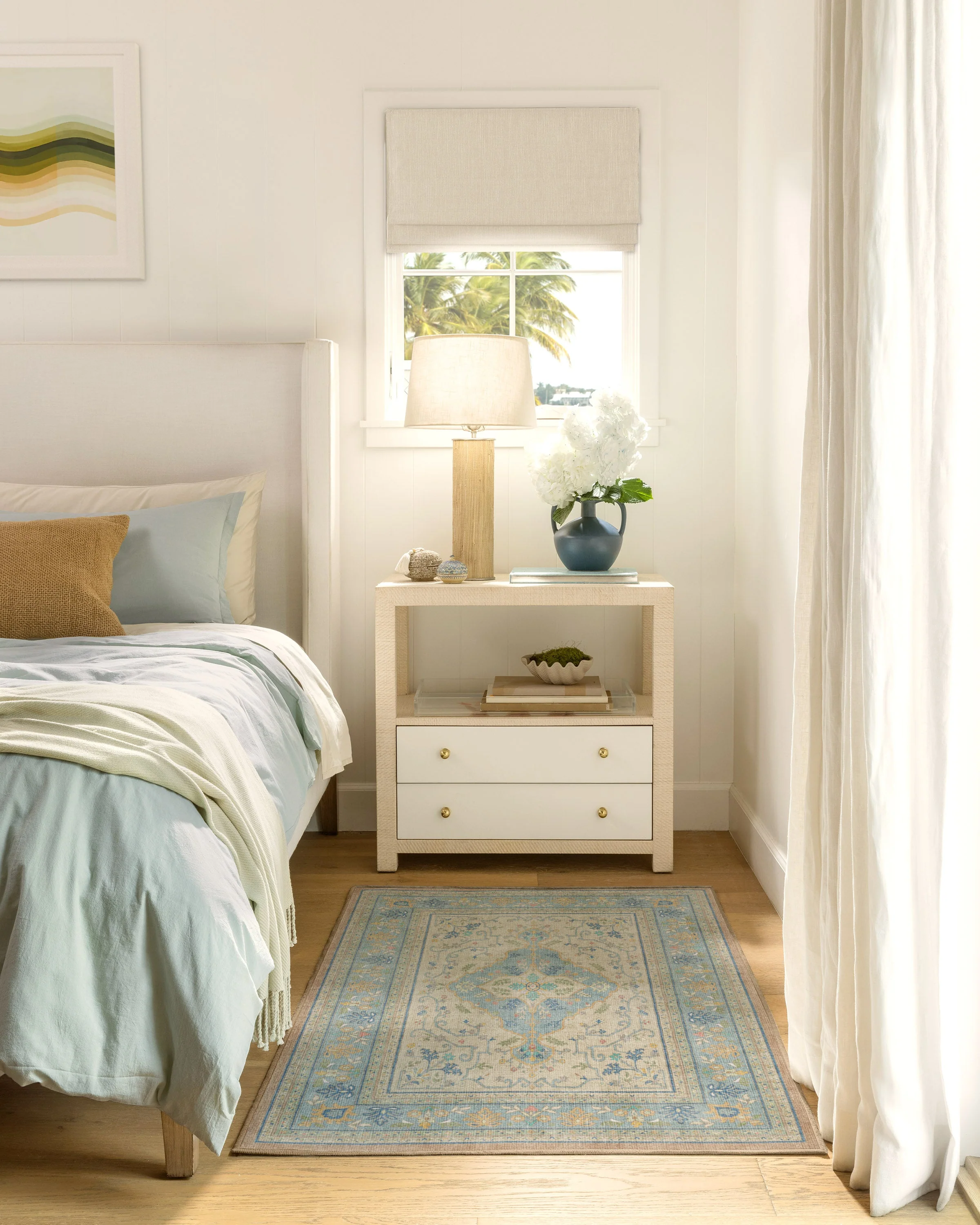 Tallulah Blue & Ivory Rug