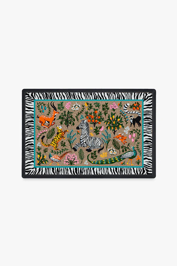 Splendor In The Grass Doormat by Iris Apfel