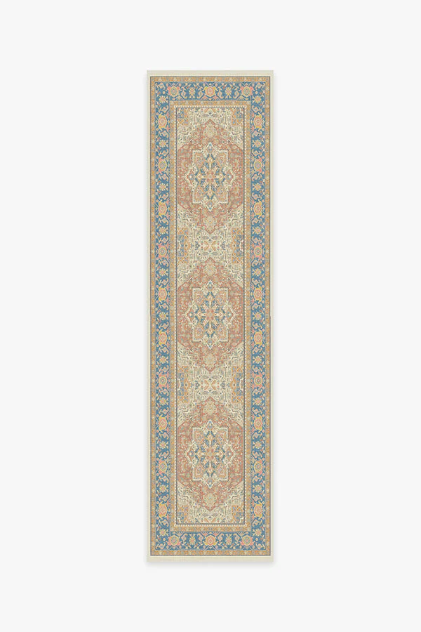 Kamran Sunset Orange Outdoor Rug