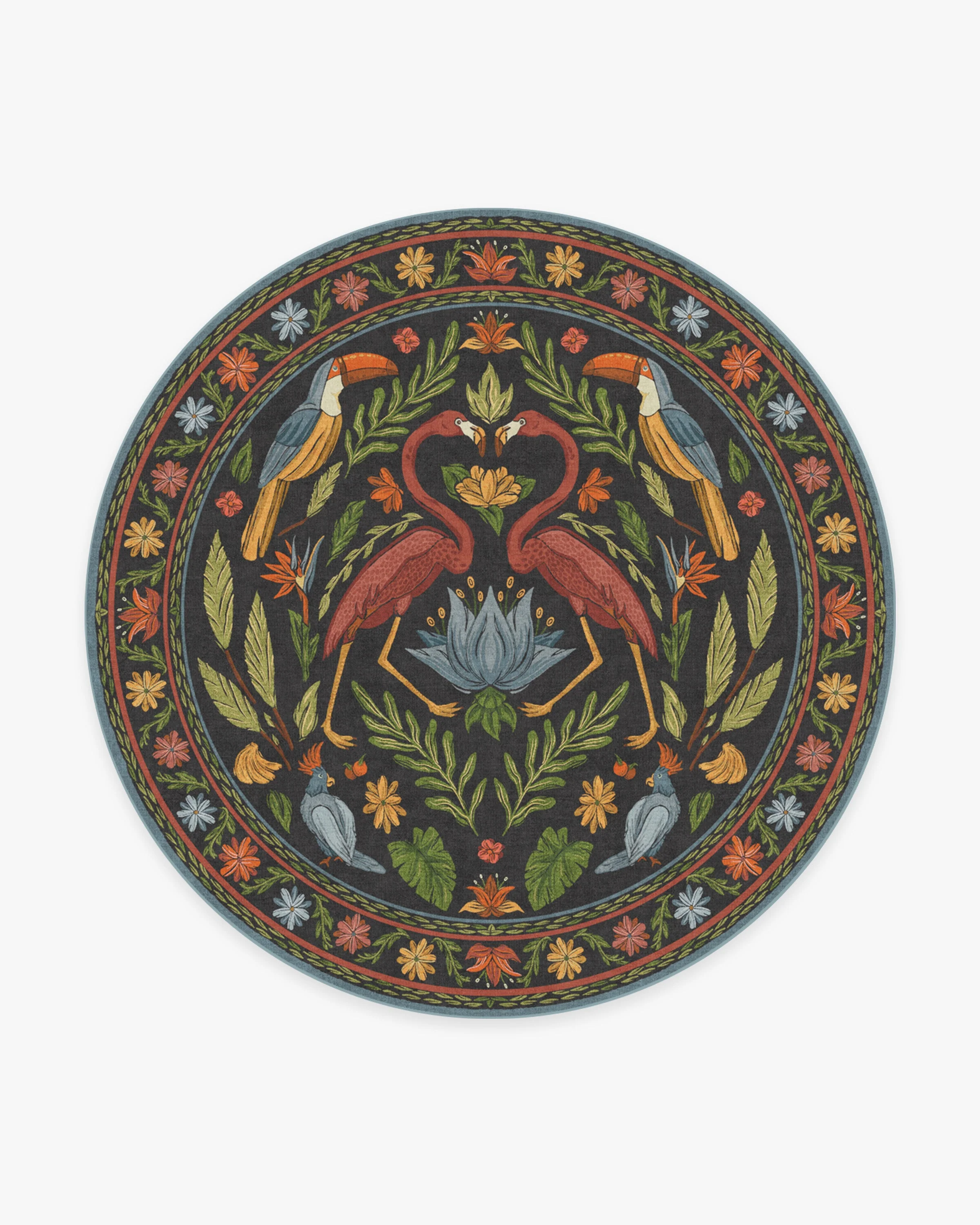 Birds Of A Feather Rug by Iris Apfel