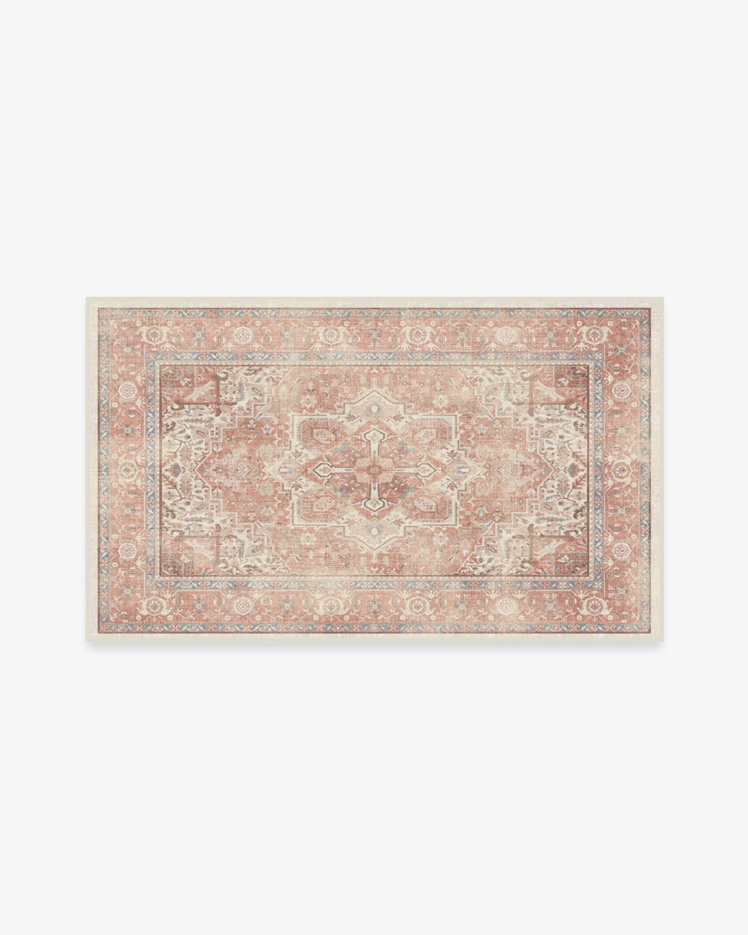 Kamran Rose Flatwoven Rug