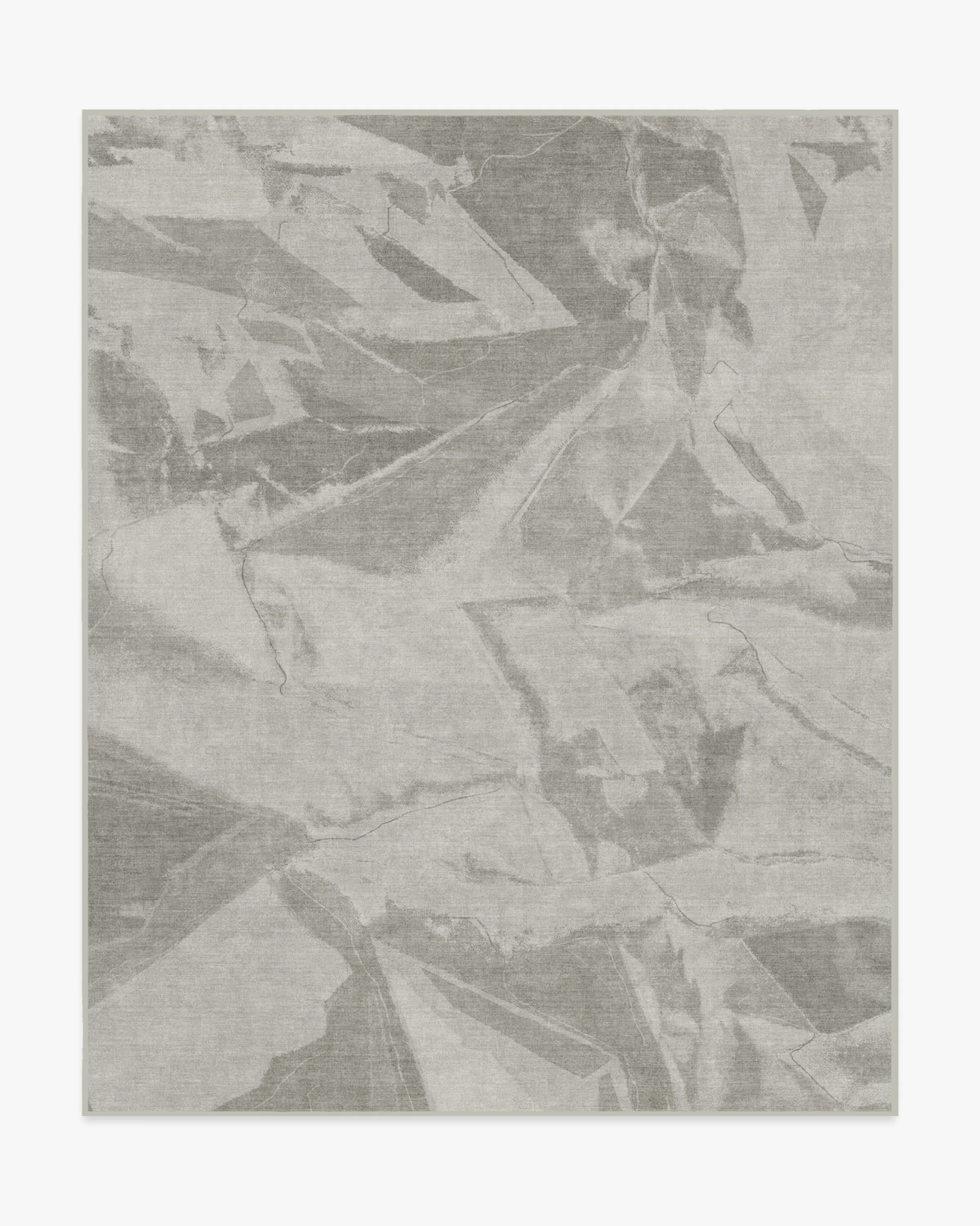Topo Soft Grey Flatwoven Rug by Architectural Digest