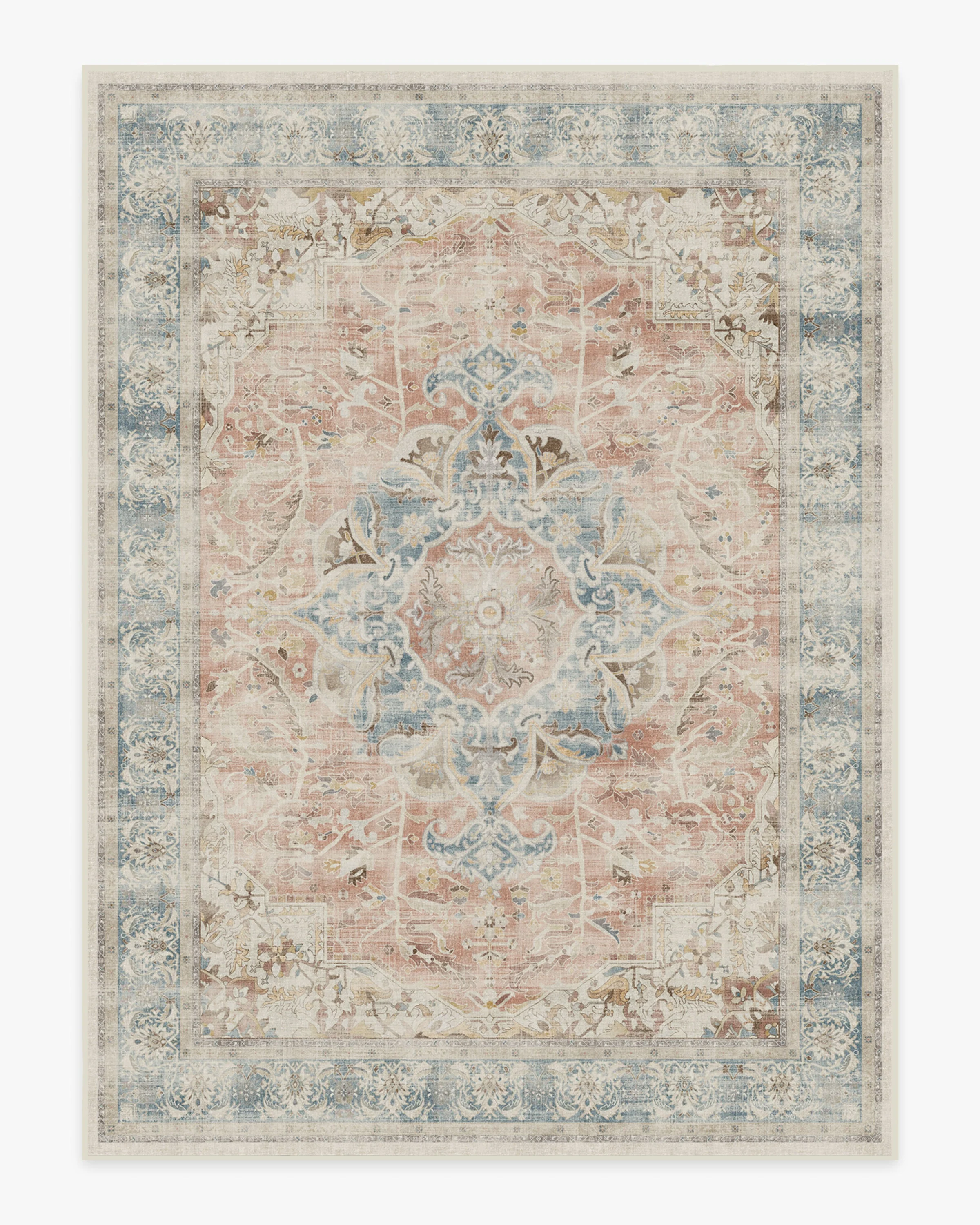 Sarrah Coral Flatwoven Rug