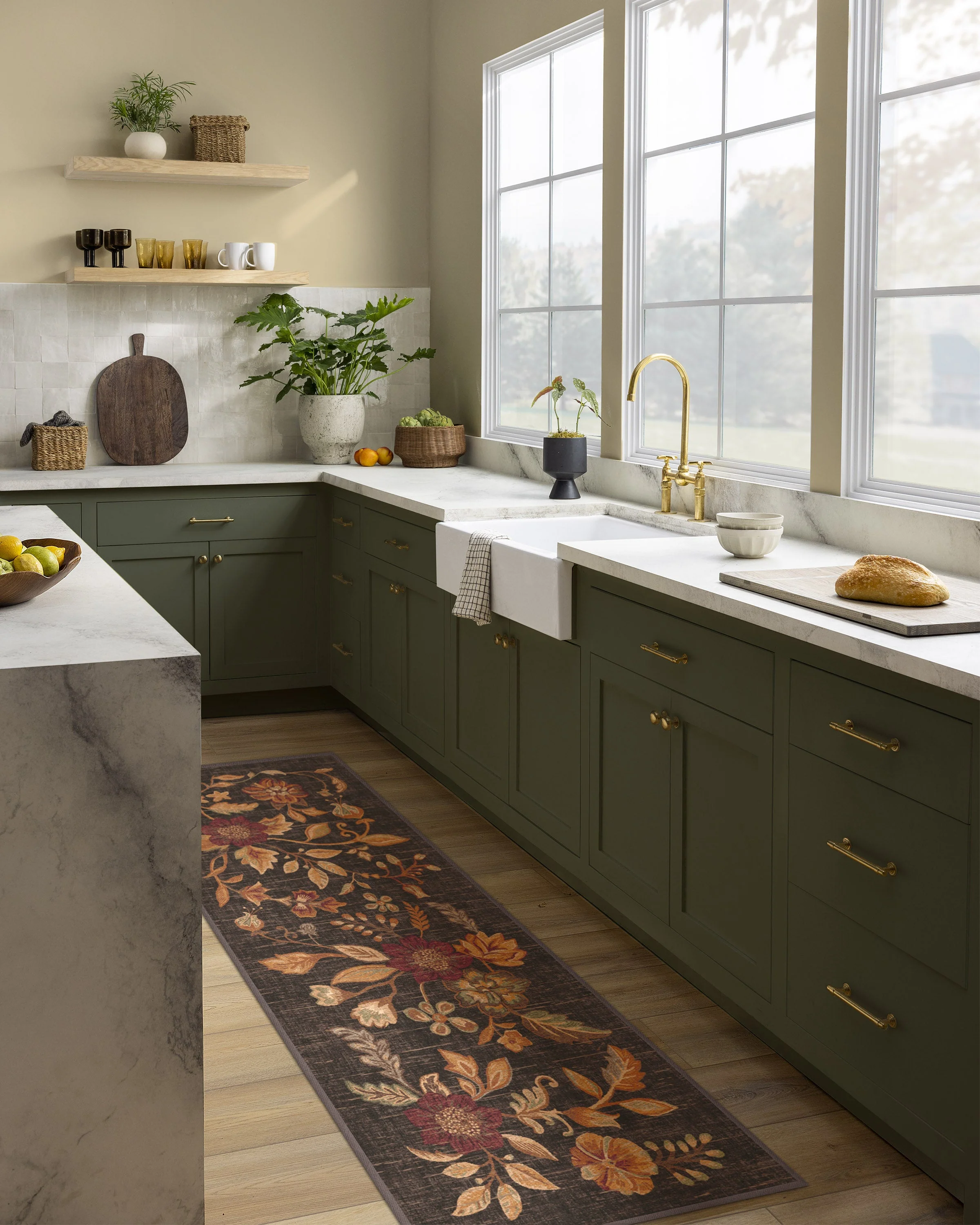 Anonna Dark Wood Rug