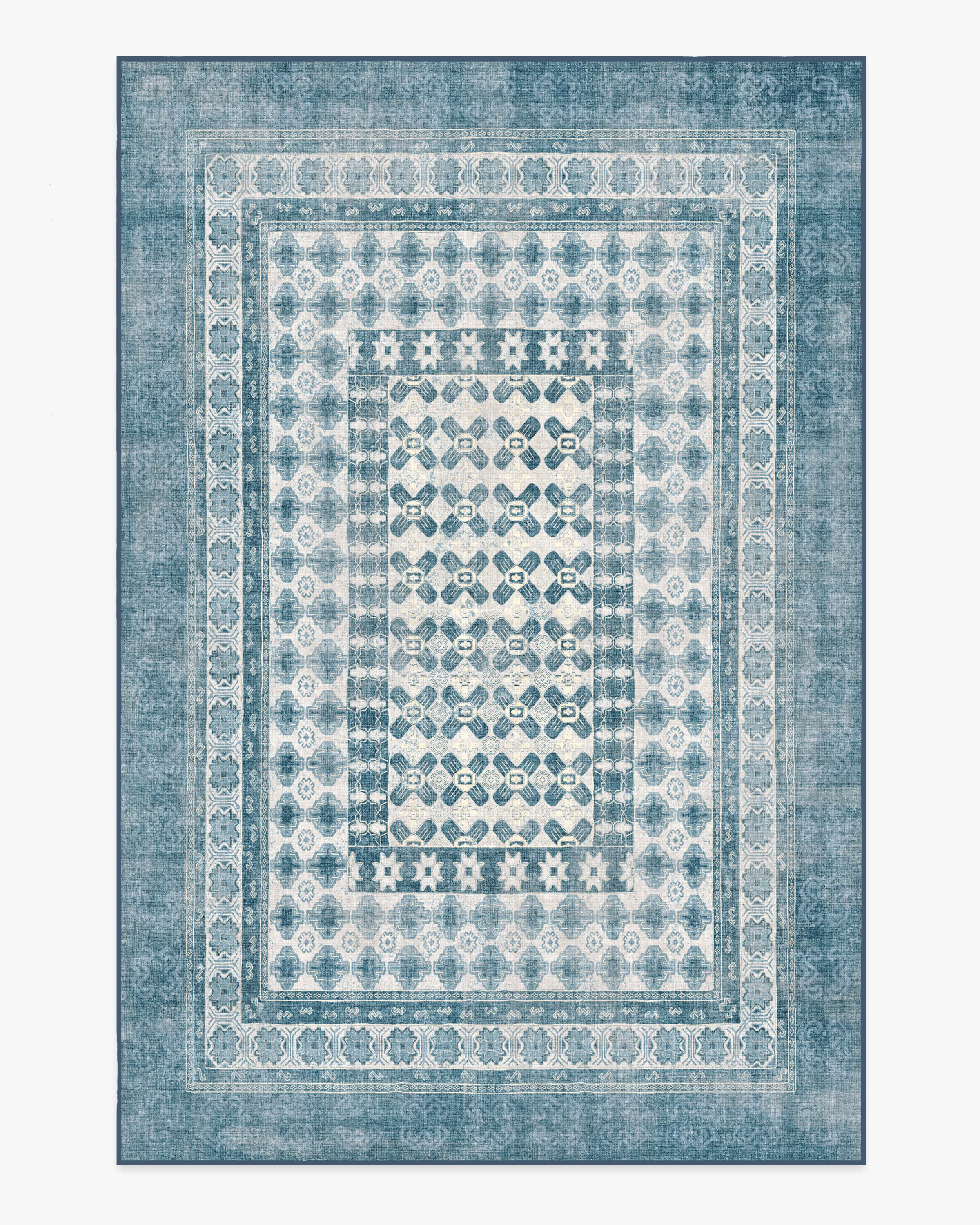 Cyrus Ocean & Ivory Outdoor Rug