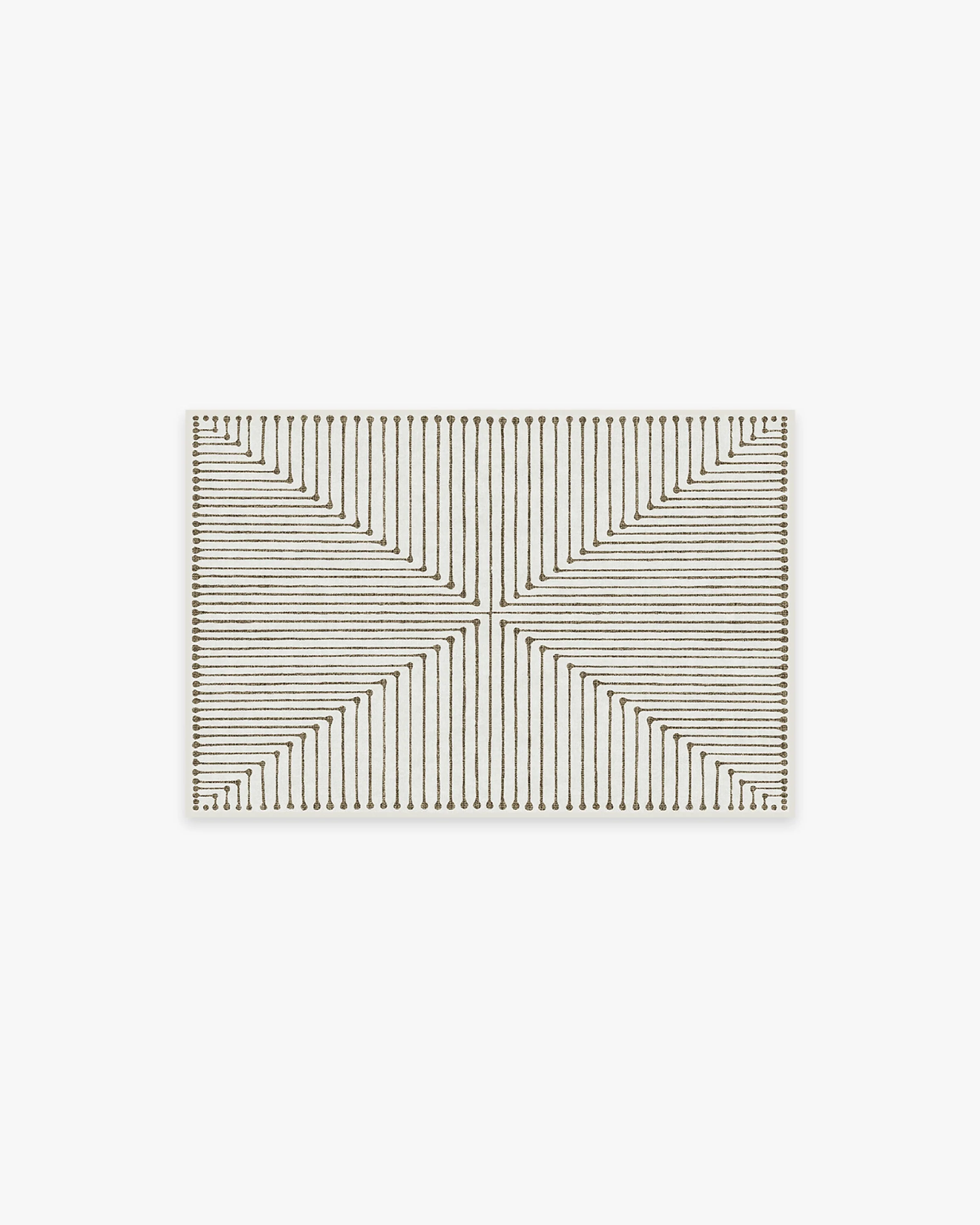 Inkdrop Camel & Ivory Rug by Jonathan Adler