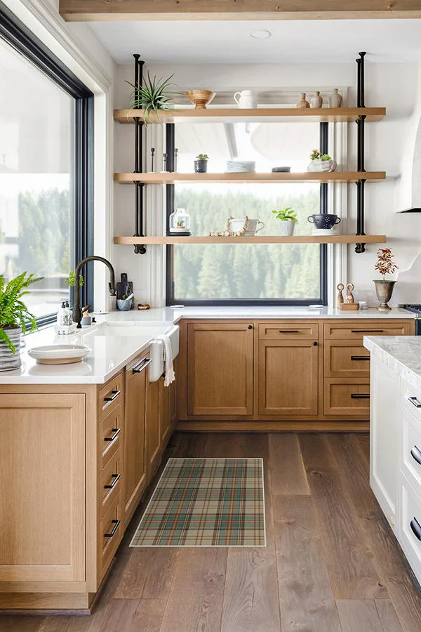 Dress Stewart Tartan Khaki Rug
