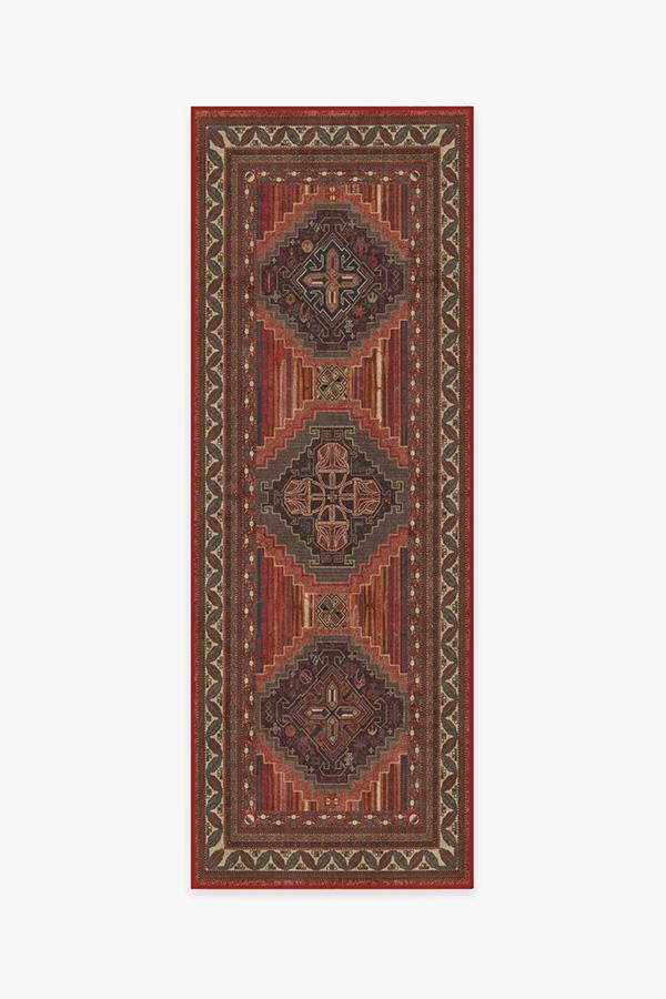 Mandalore Scarlet Red Flatwoven Rug