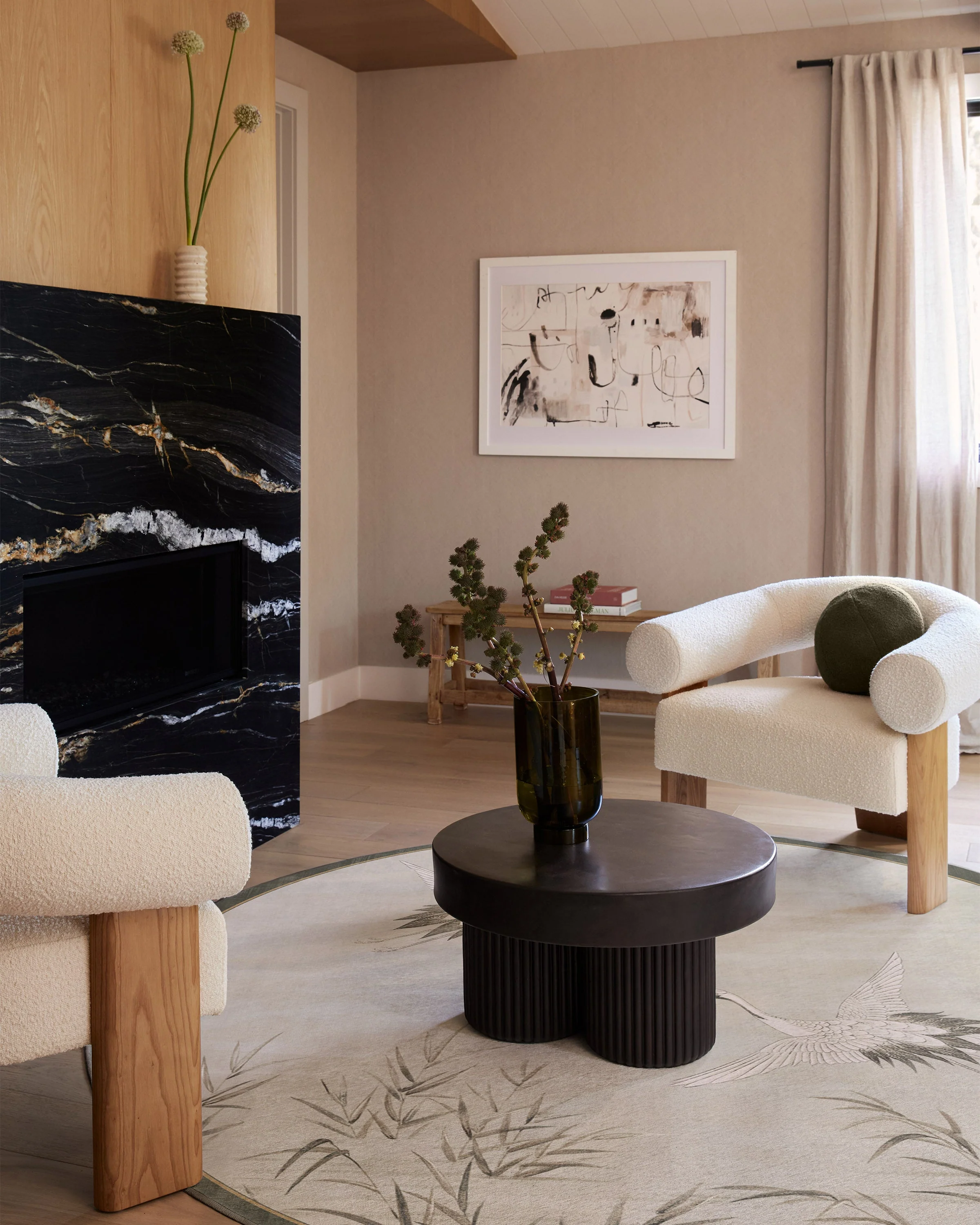 Hiko Natural Stone Rug by Gracie