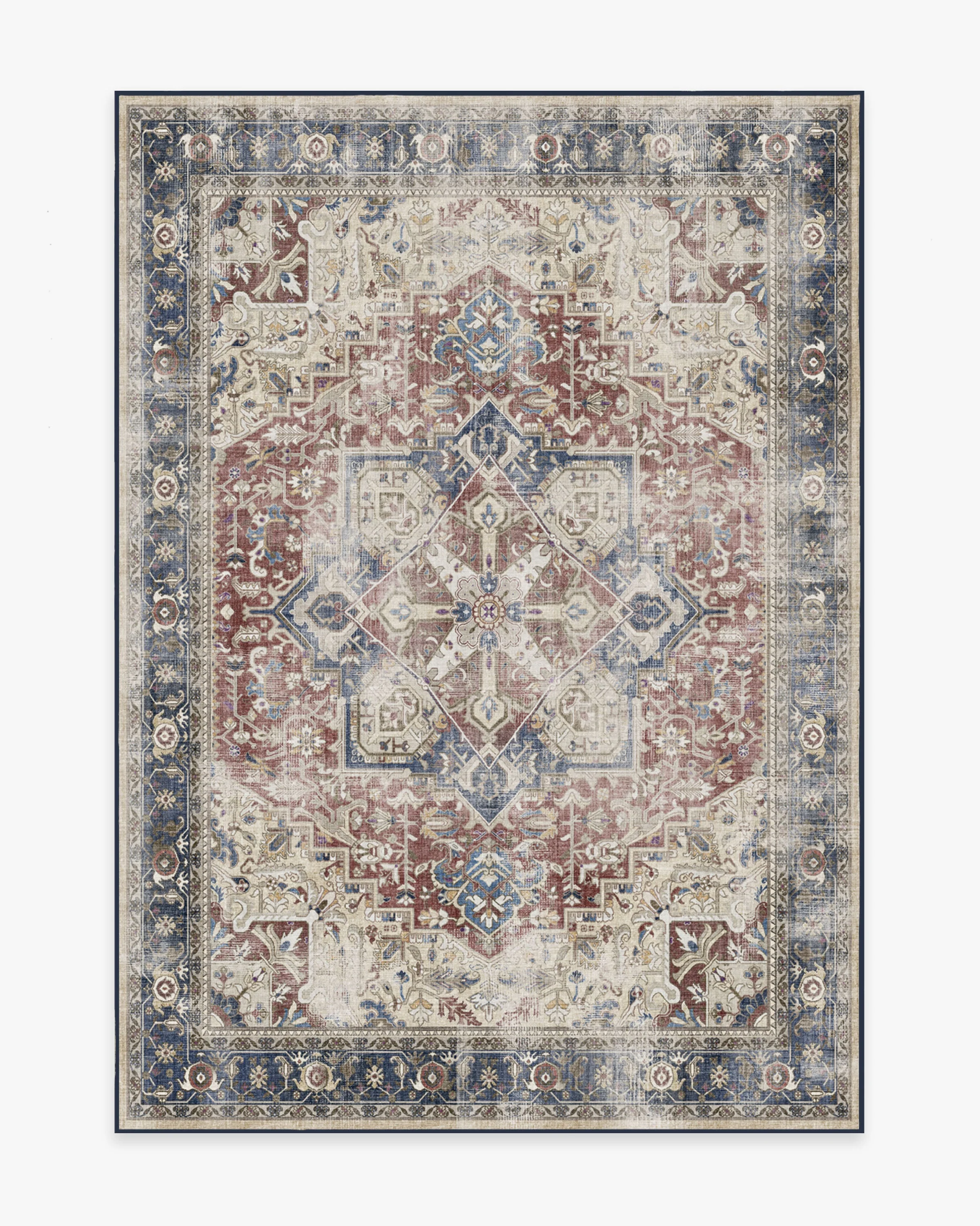 Kamran Royal Blue Rug
