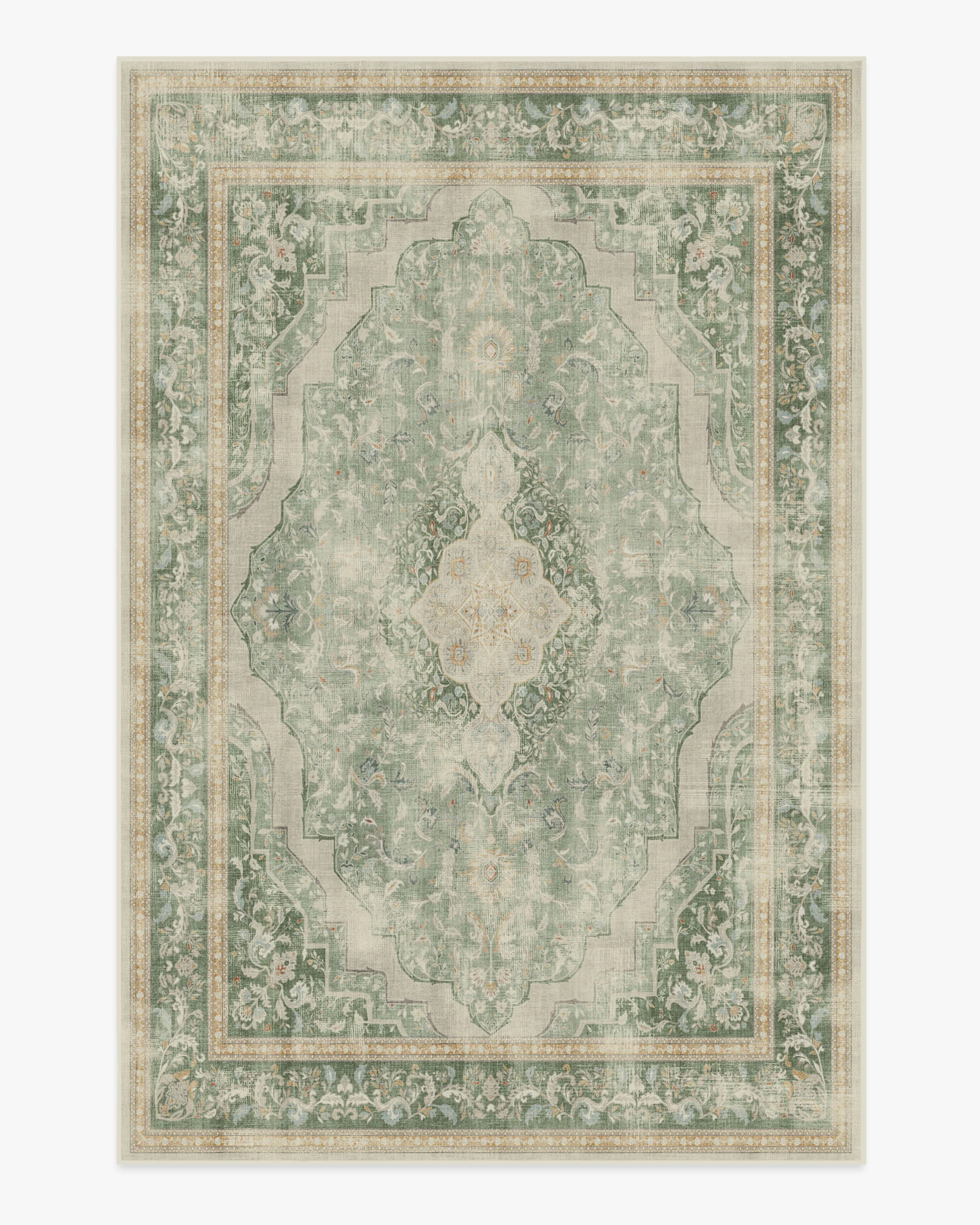 Adeline Natural Sage Flatwoven Rug