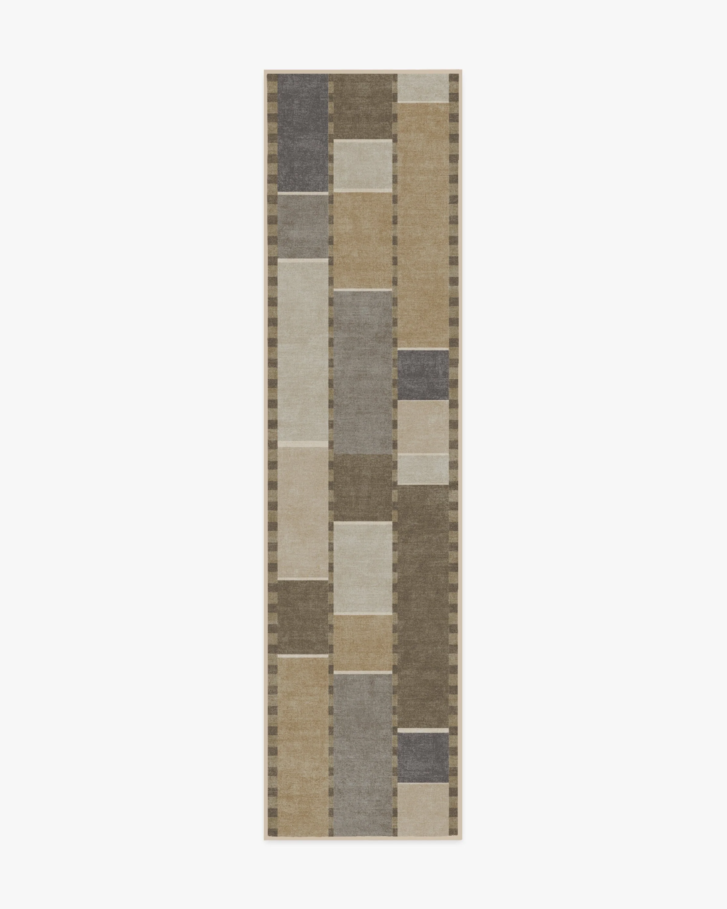 Vienna Beige & Stone Flatwoven Rug by Michael Michalsky