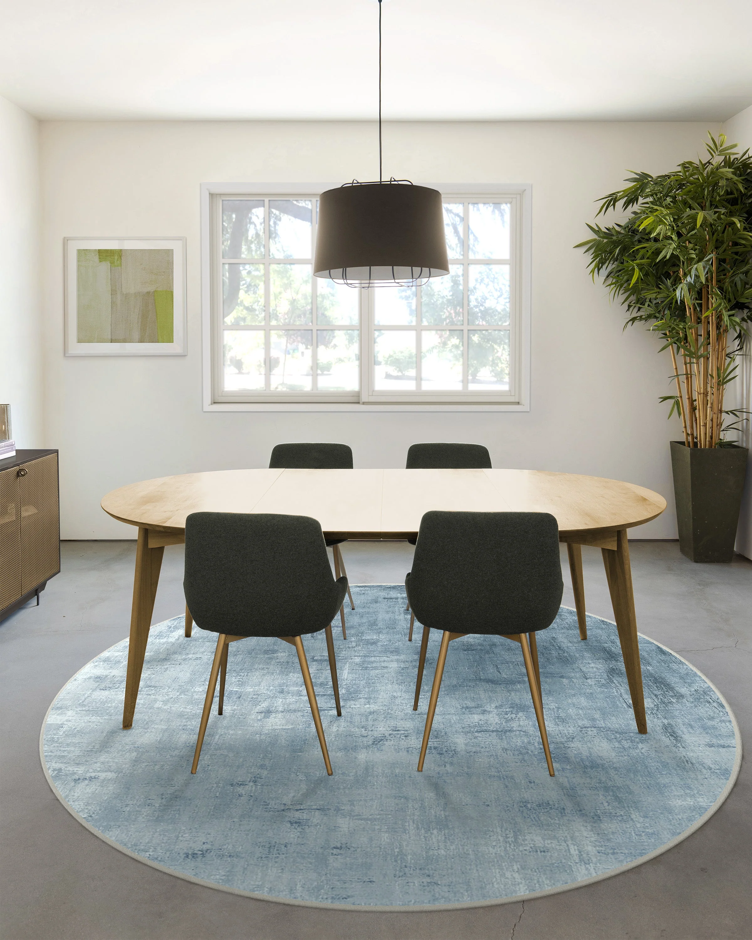 Impasto Slate Blue Rug