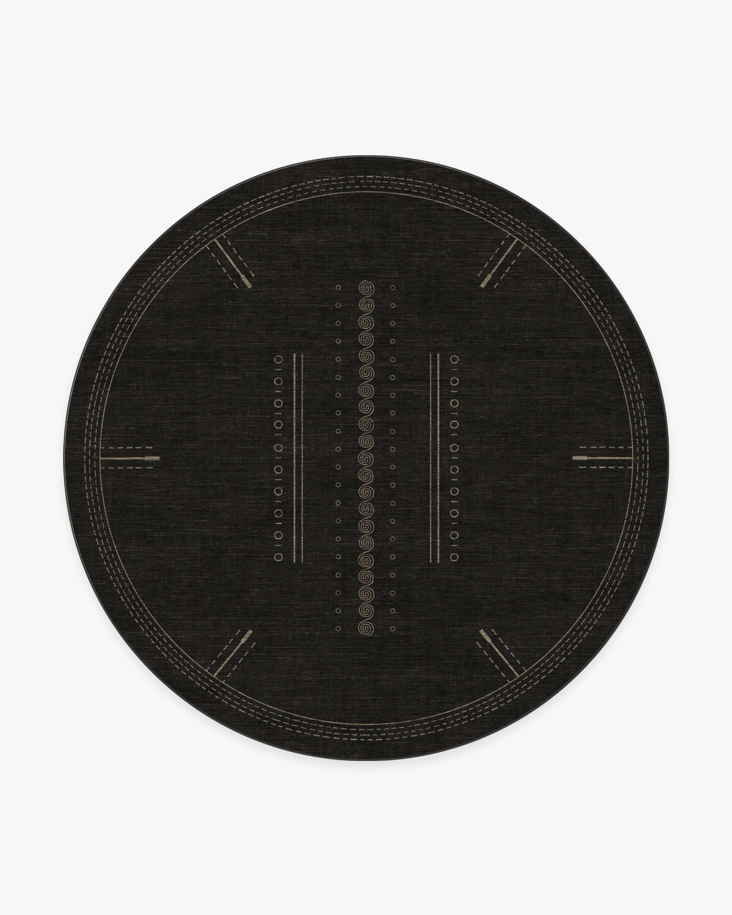 Milos Black Flatwoven Rug