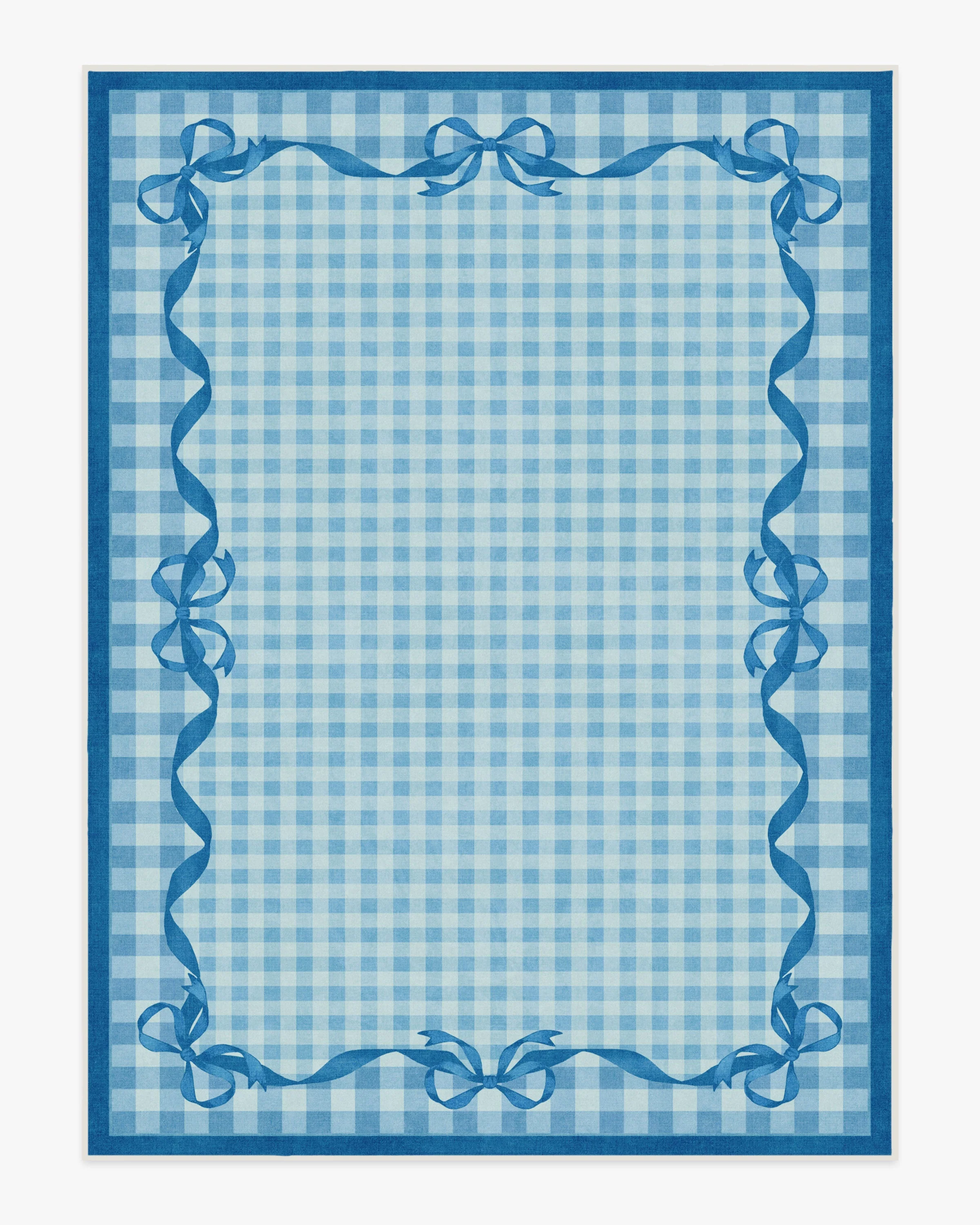 Audrey Blue Flatwoven Rug by Mrs. Alice