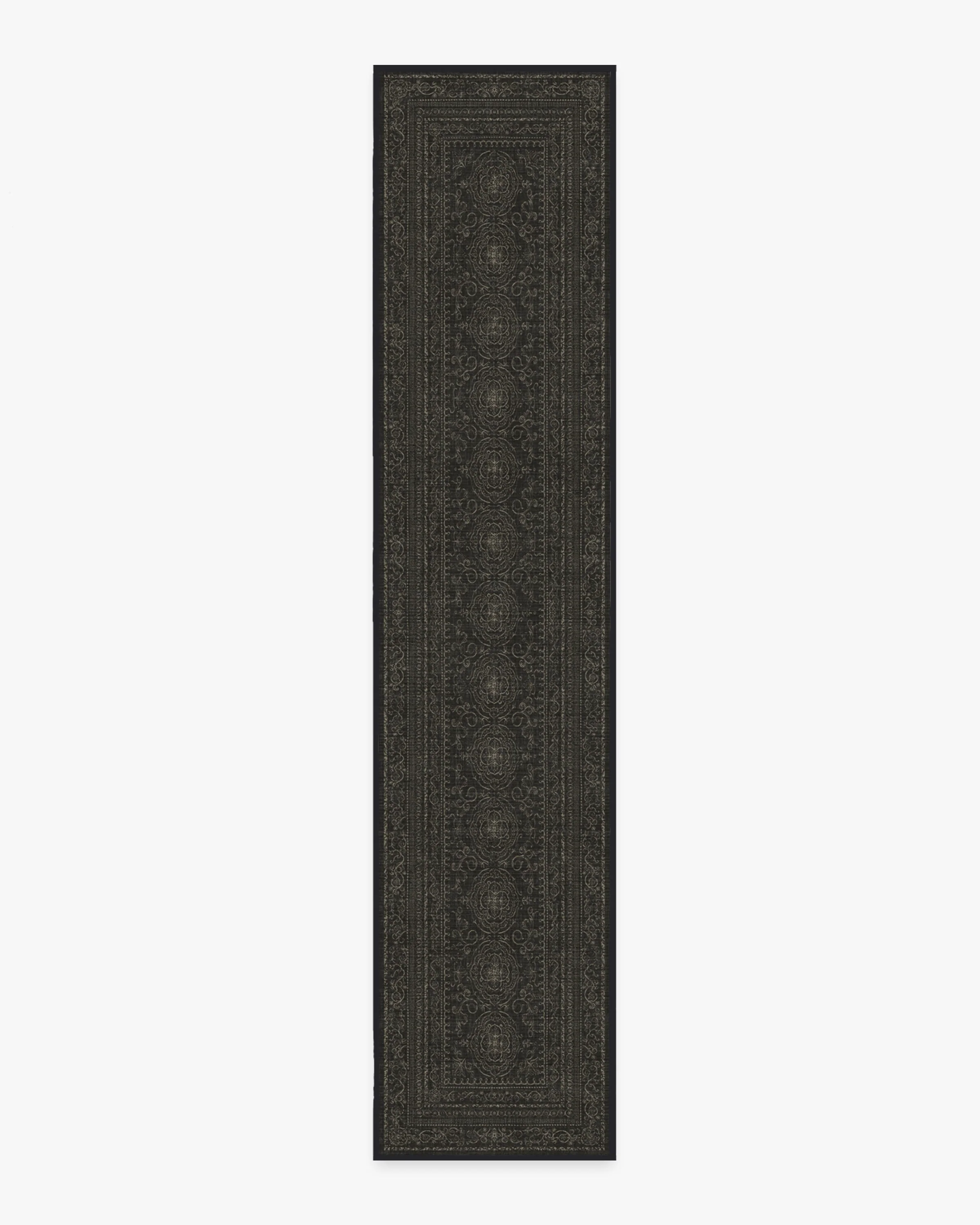 Gisele Soft Black Flatwoven Rug