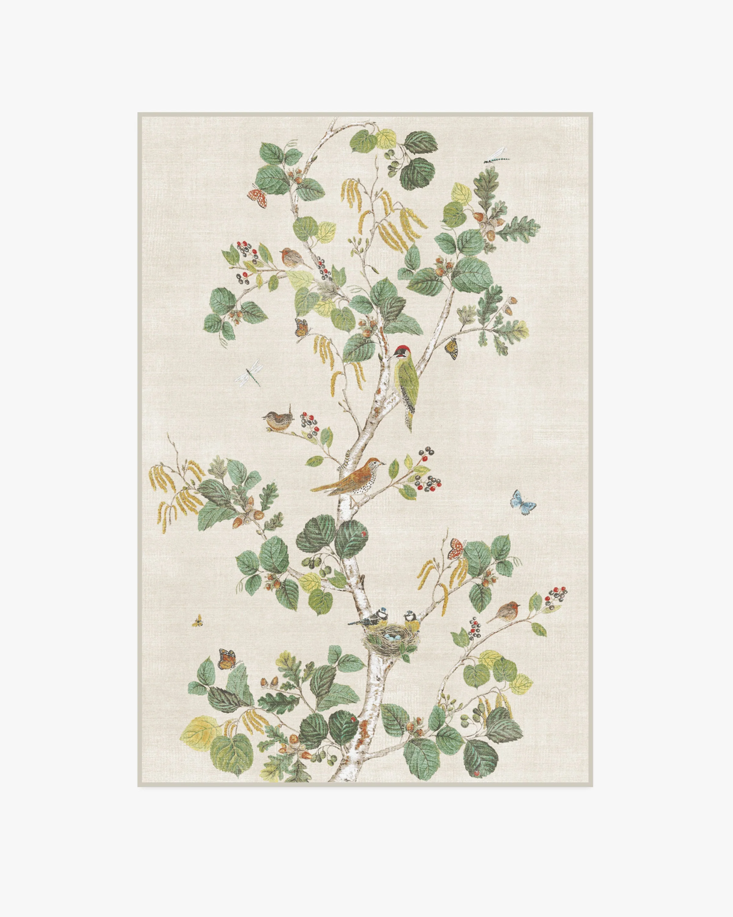 Woodland Chorus Fawn Rug by Sanderson