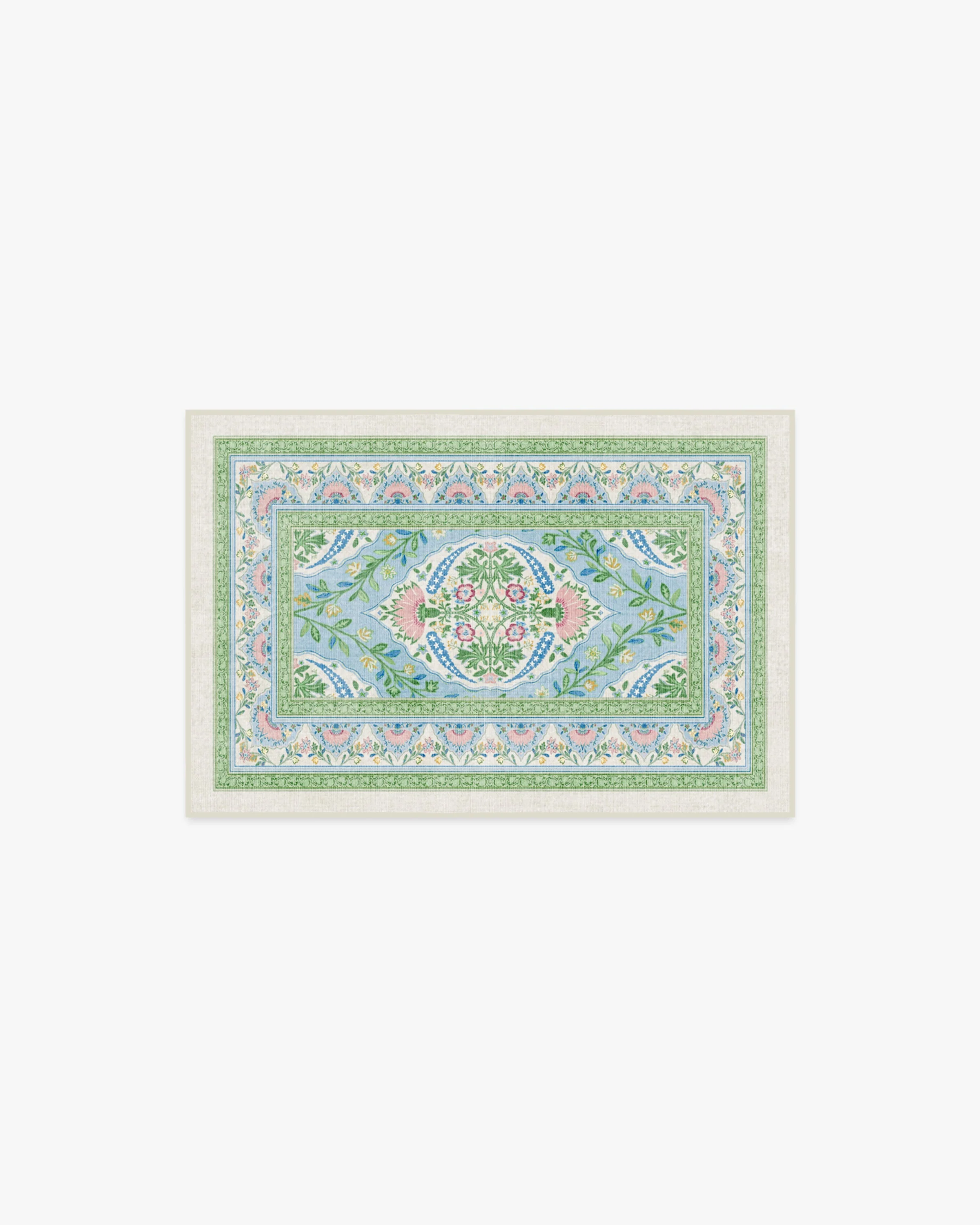 Skye Blue Multicolor Rug by Mrs. Alice