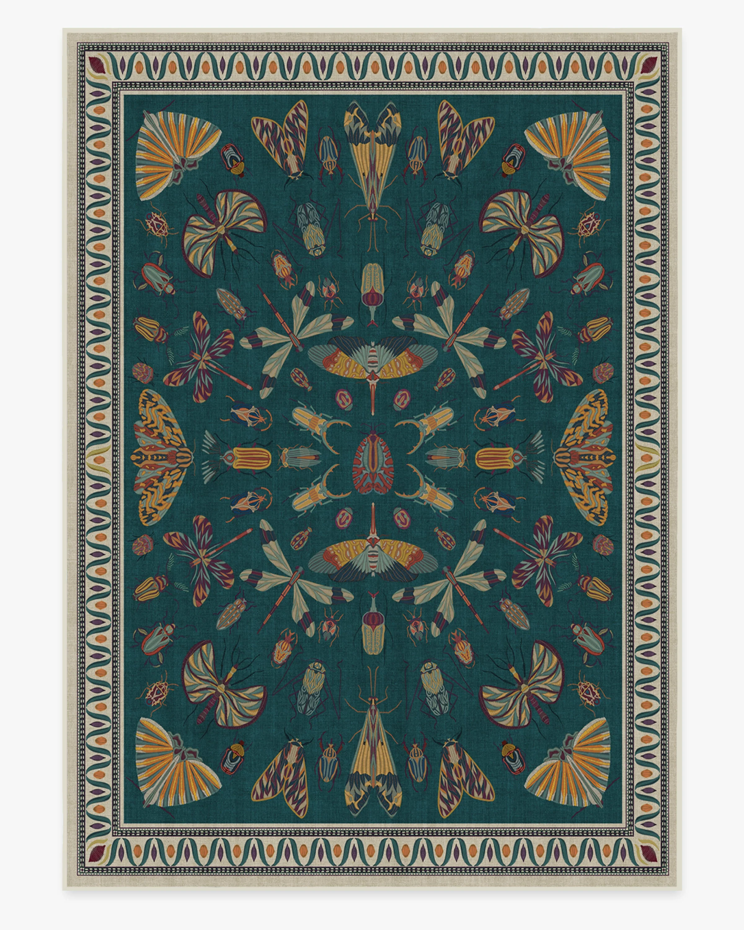 Flutterby Rug by Iris Apfel