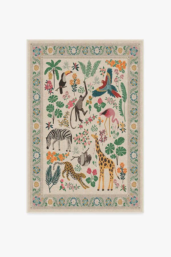 Jingle Jungle Rug by Iris Apfel