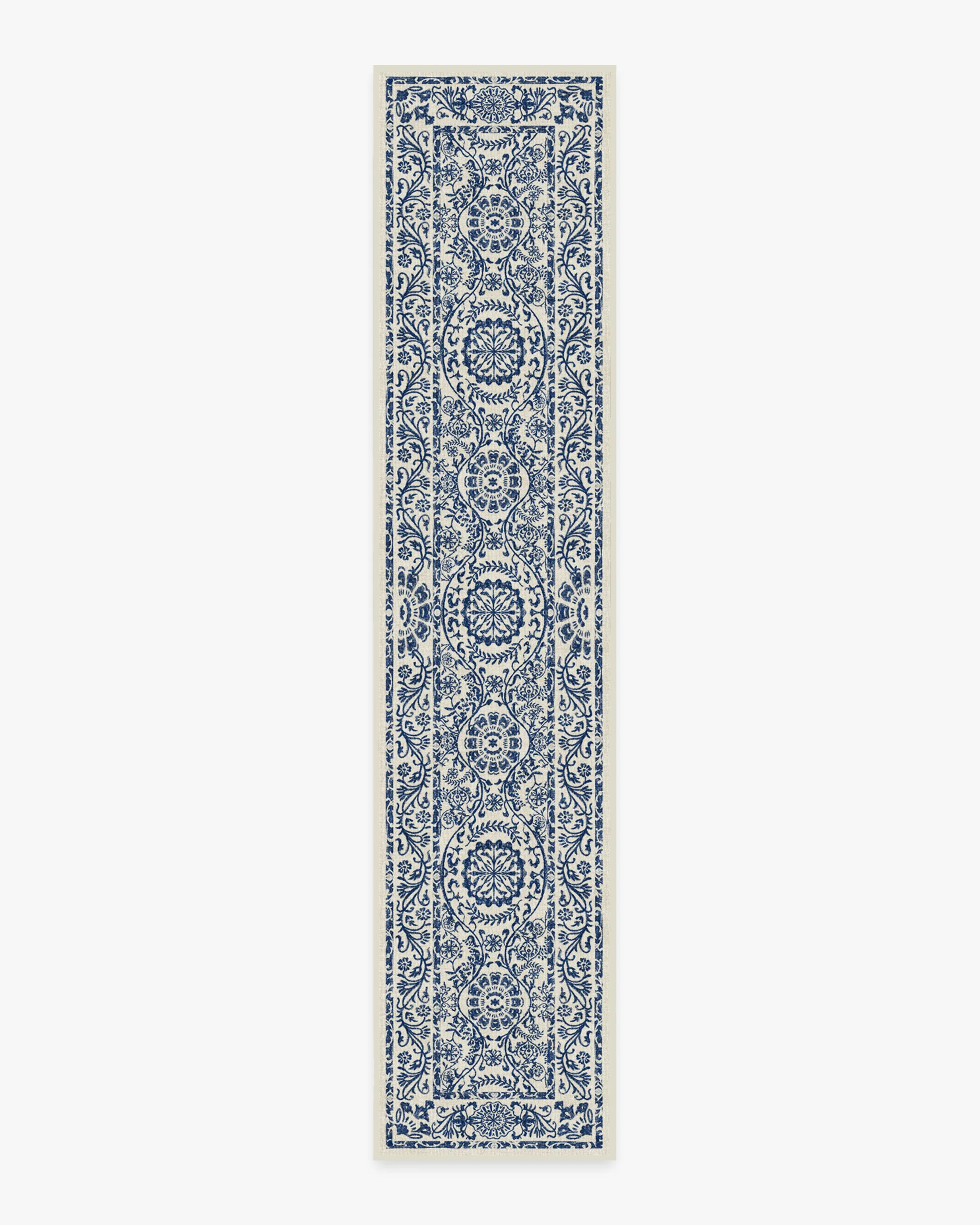 Delphina Delft Blue Flatwoven Rug