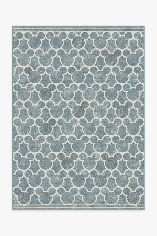 Mickey Trellis Slate Flatwoven Rug