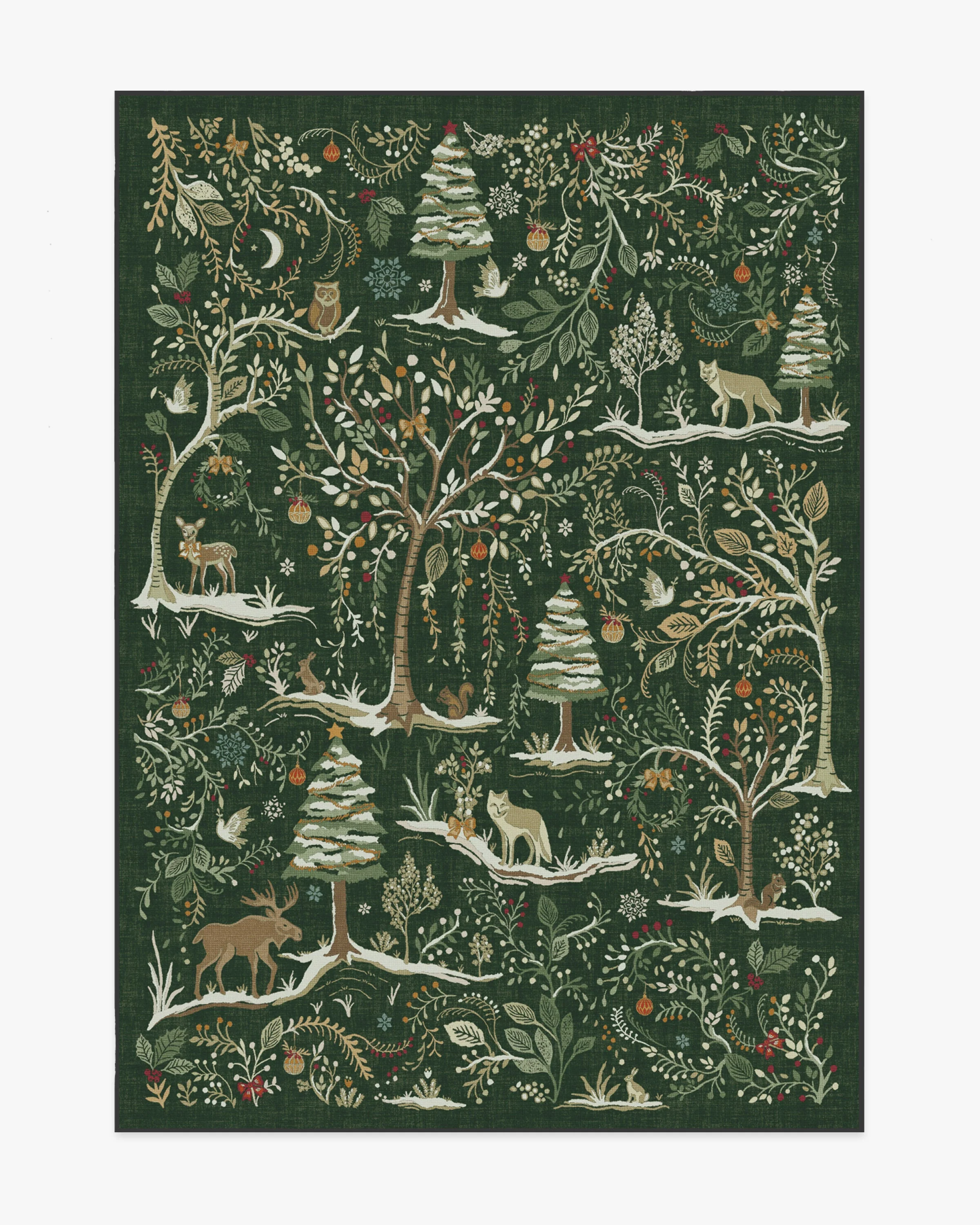 Elwood Forest Green Rug