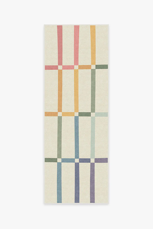 Joanna Ivory Rainbow Rug by The Home Edit