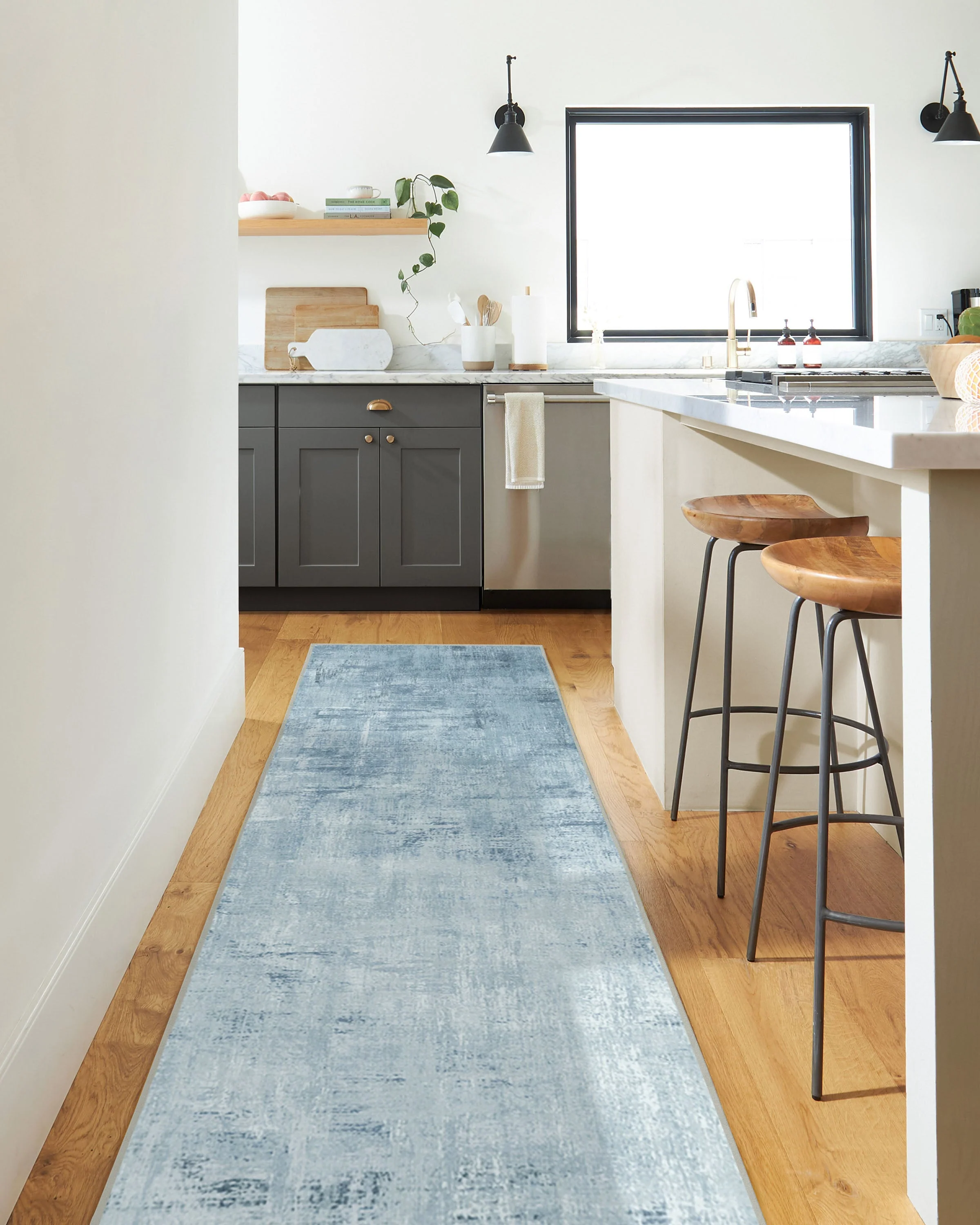 Impasto Slate Blue Rug