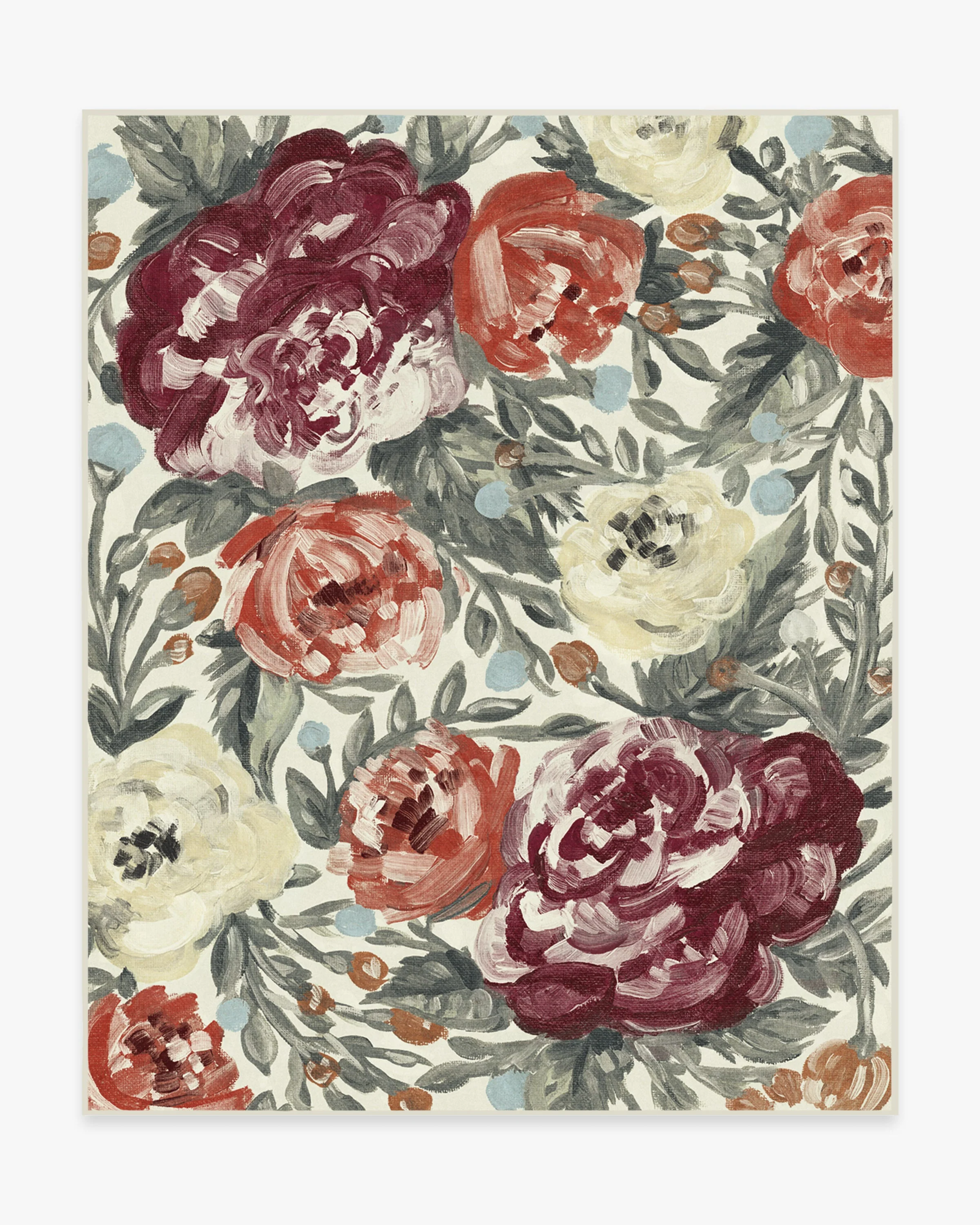 Camellia Currant Flatwoven Rug