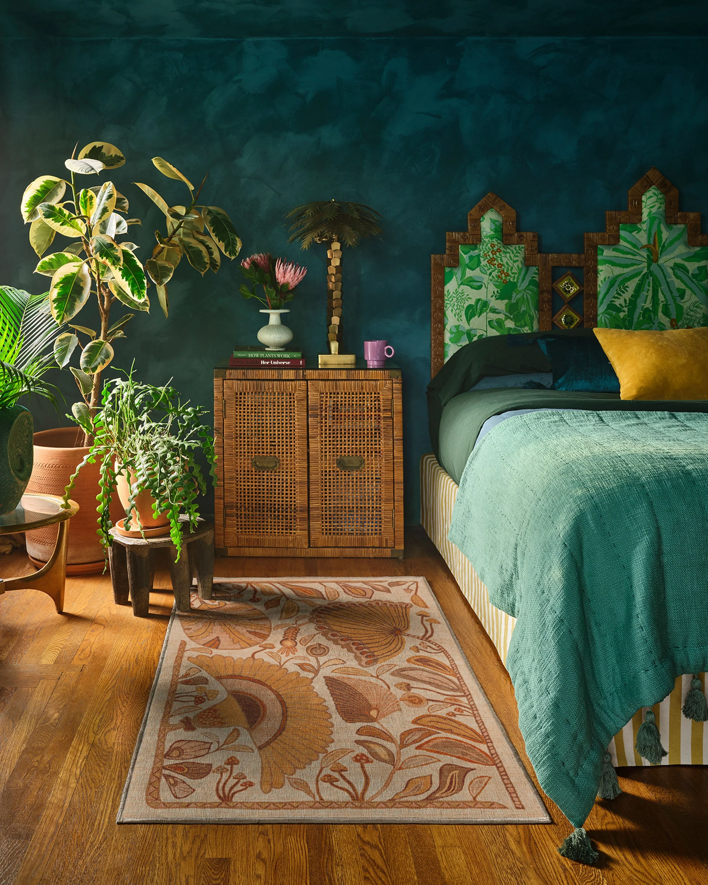 Alice Mellow Yellow Flatwoven Rug by Justina Blakeney