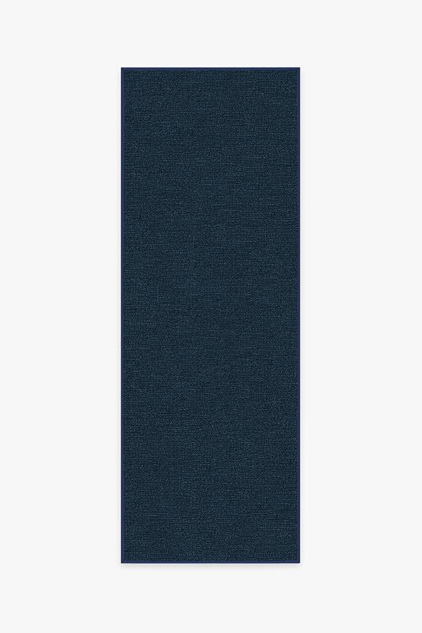 Heathered Solid Navy Rug