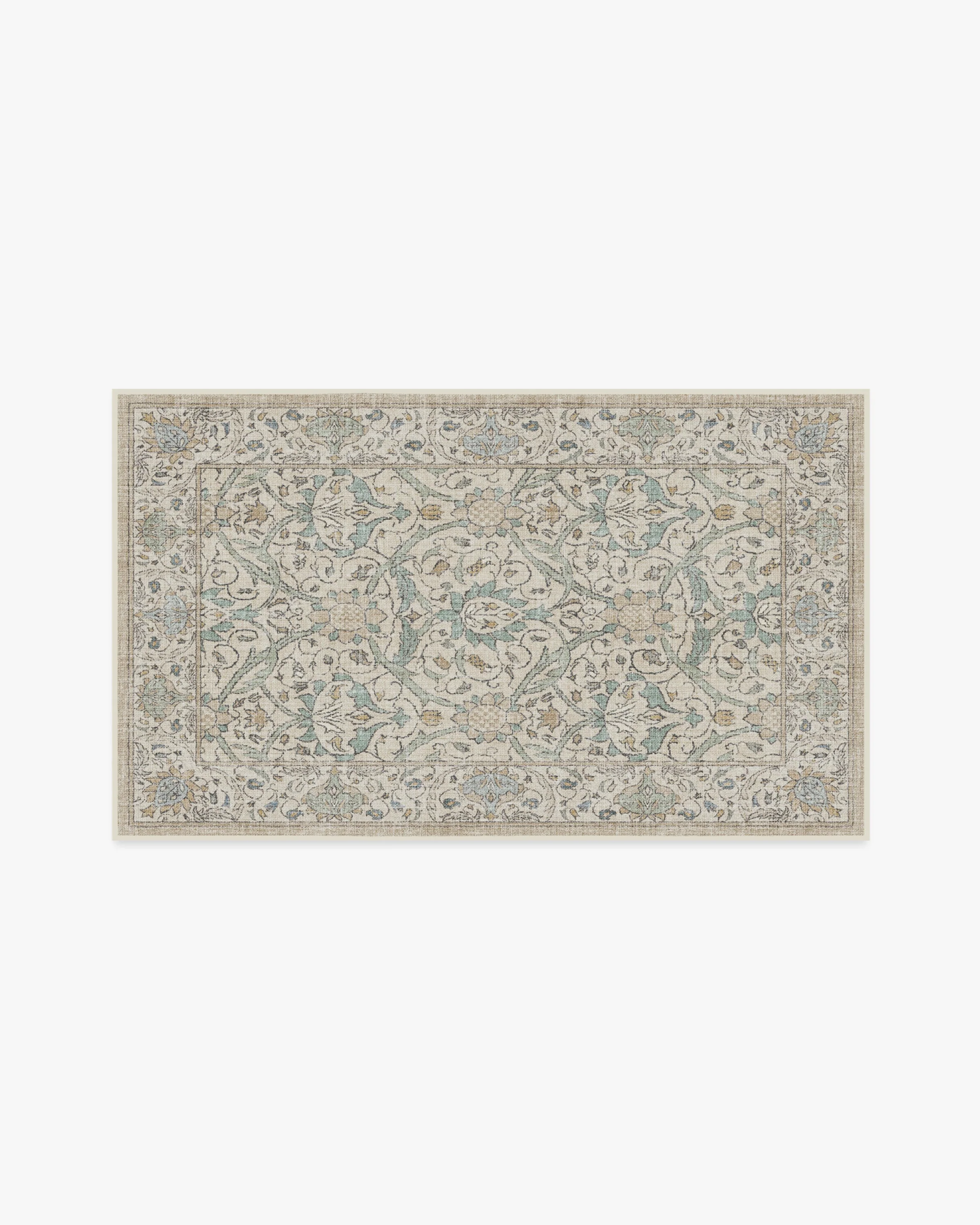 Montreal Natural Jade Flatwoven Rug by Morris & Co.