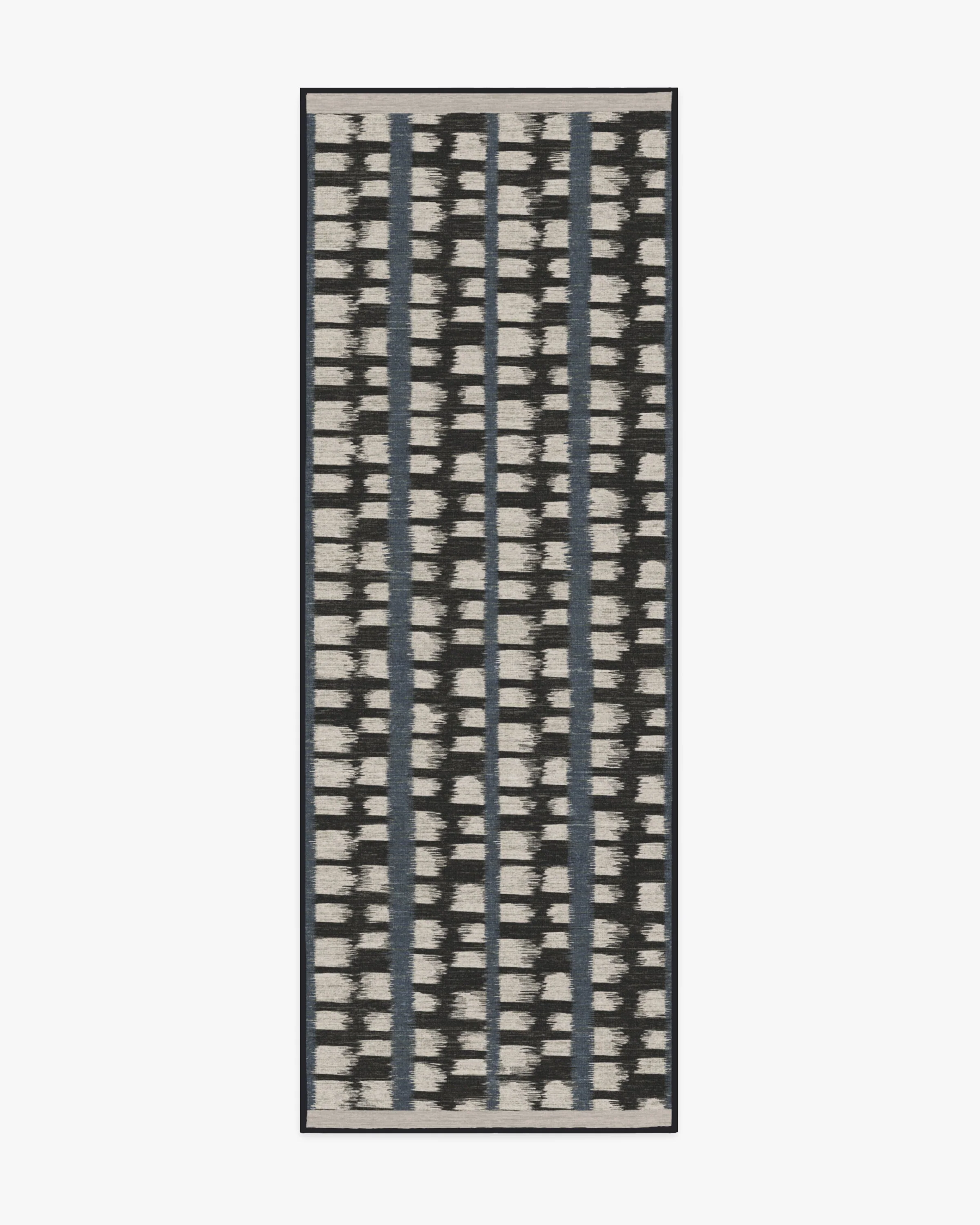 Berlin Charcoal & Sand Flatwoven Rug by Michael Michalsky