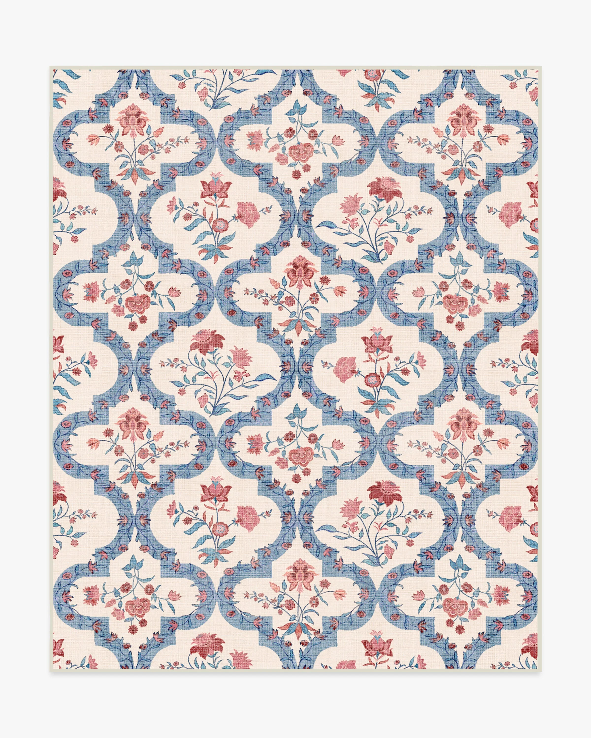 Elodie Currant & Ocean Outdoor Rug