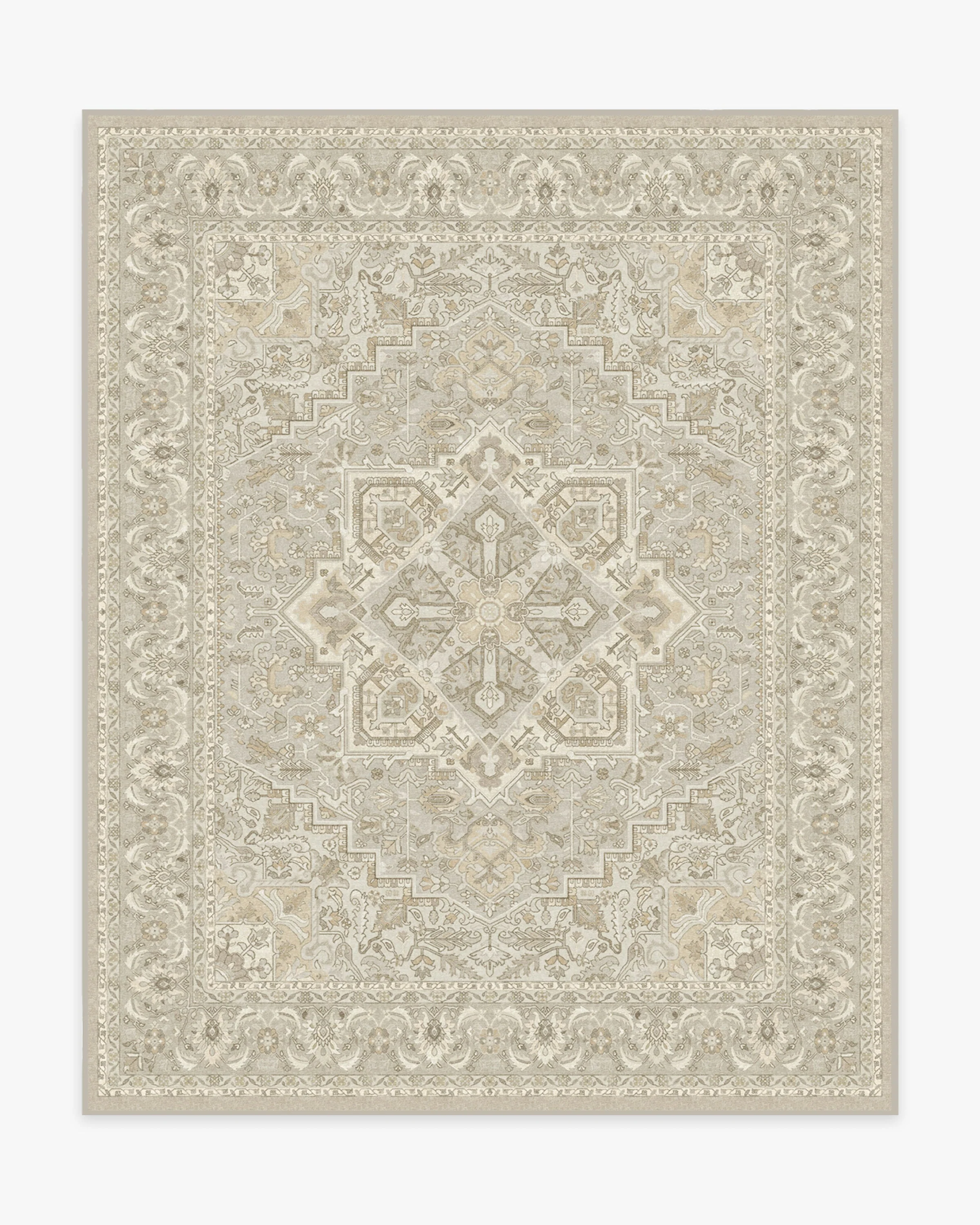 Hendesi Heriz Cream Rug