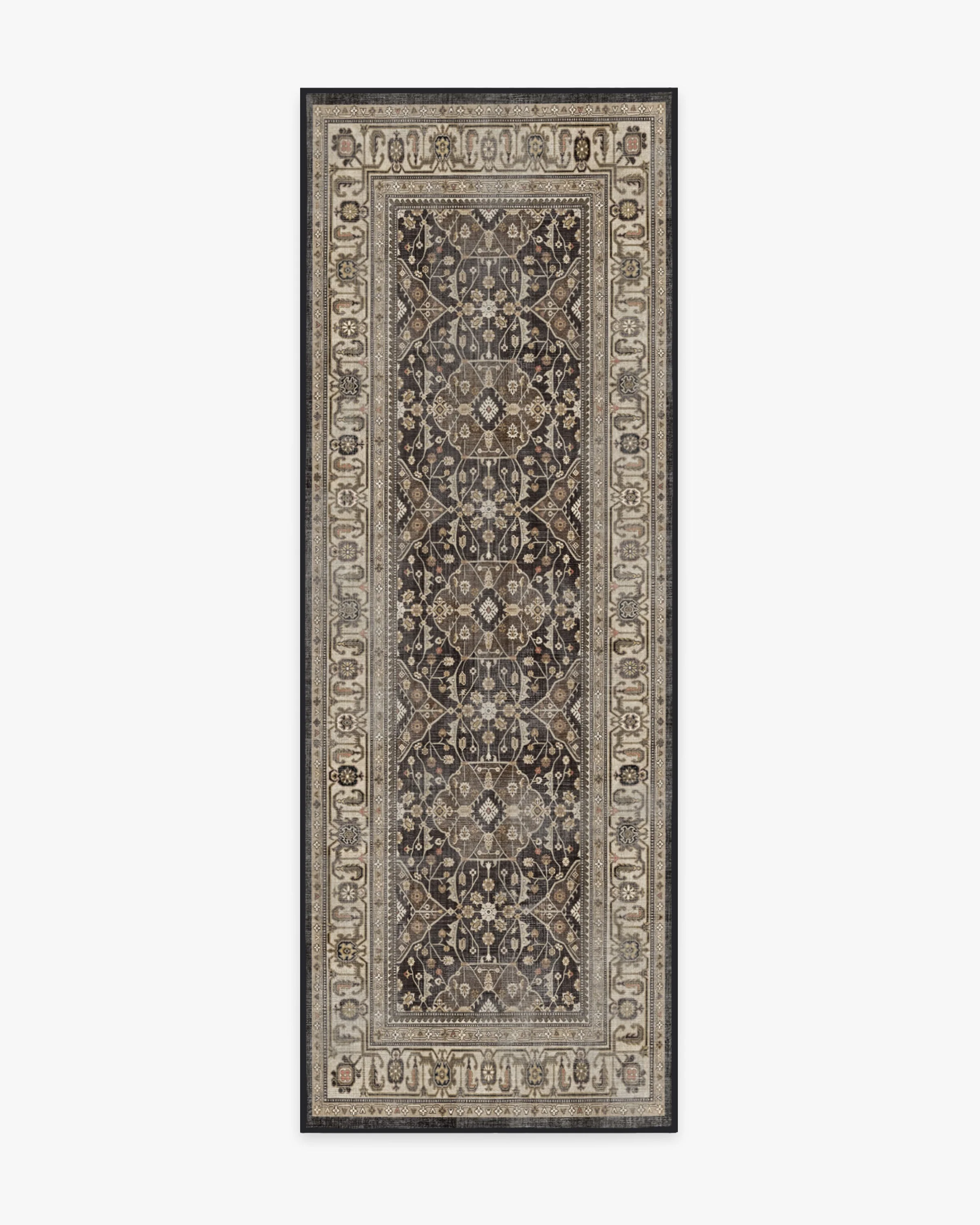 Alessia Dark Wood Flatwoven Rug
