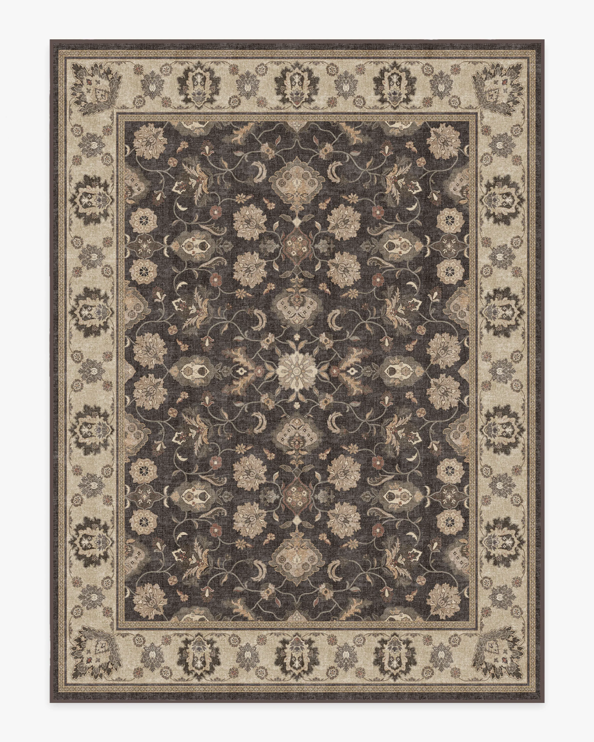 Odette Dark Wood Flatwoven Rug